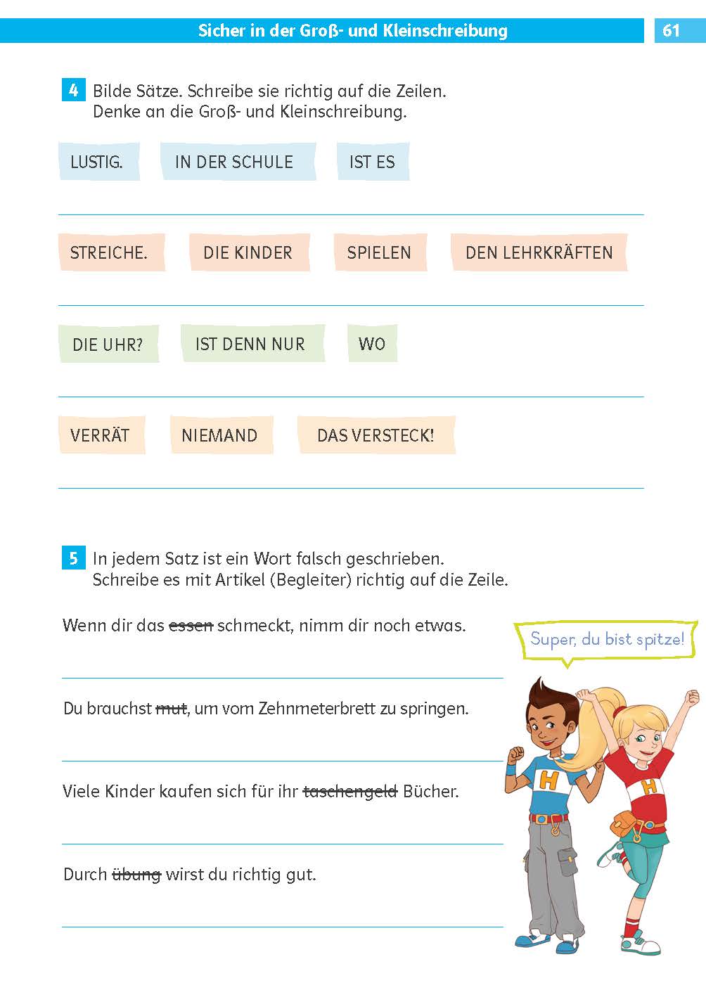 Klett Die Deutsch-Helden: Rechtschreiben und Diktat 2. Klasse