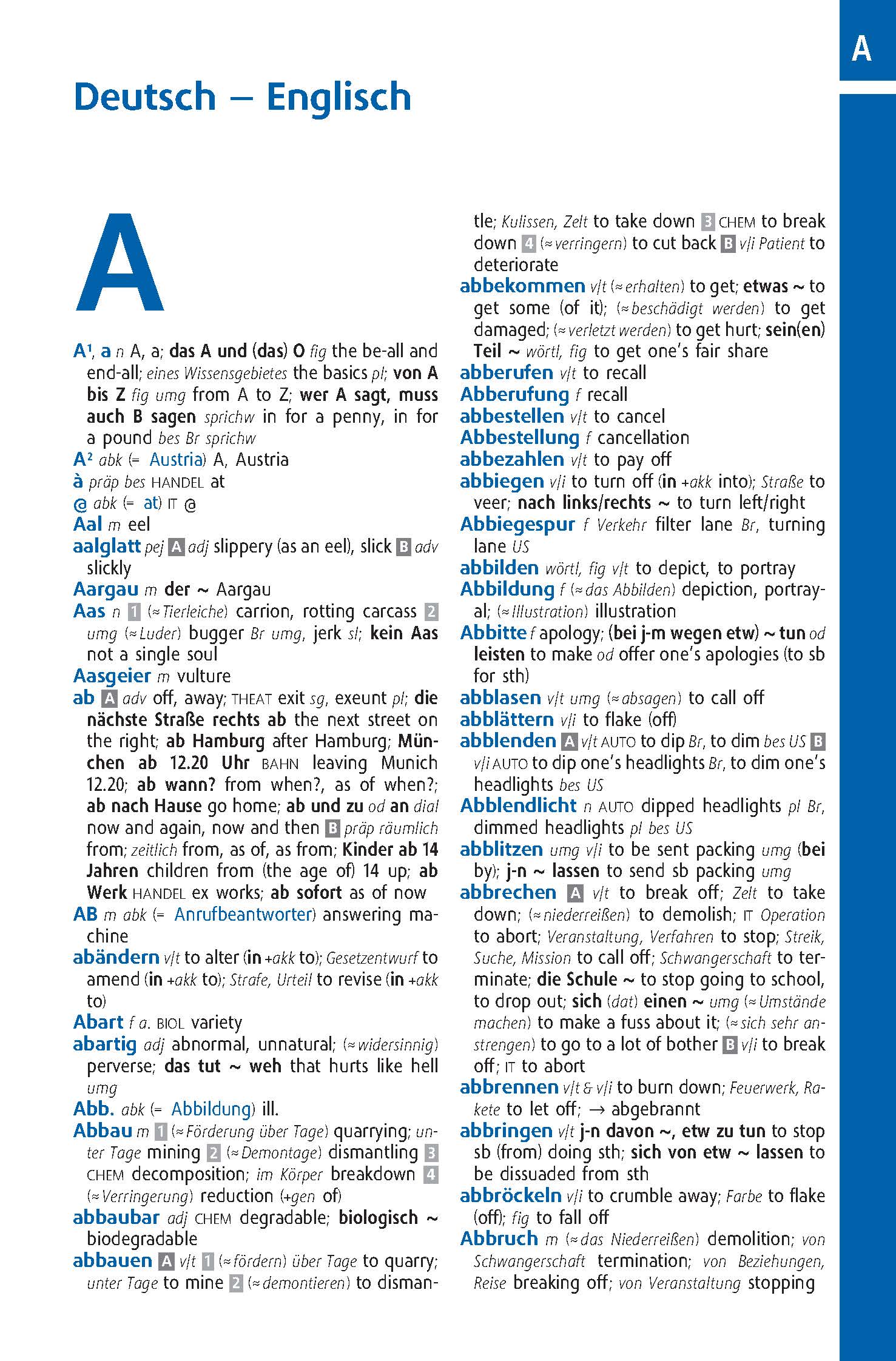 Langenscheidt Matura-Wörterbuch Englisch