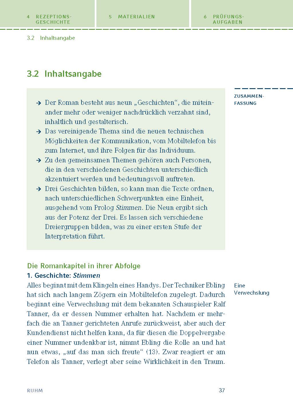 Ruhm von Daniel Kehlmann - Textanalyse und Interpretation
