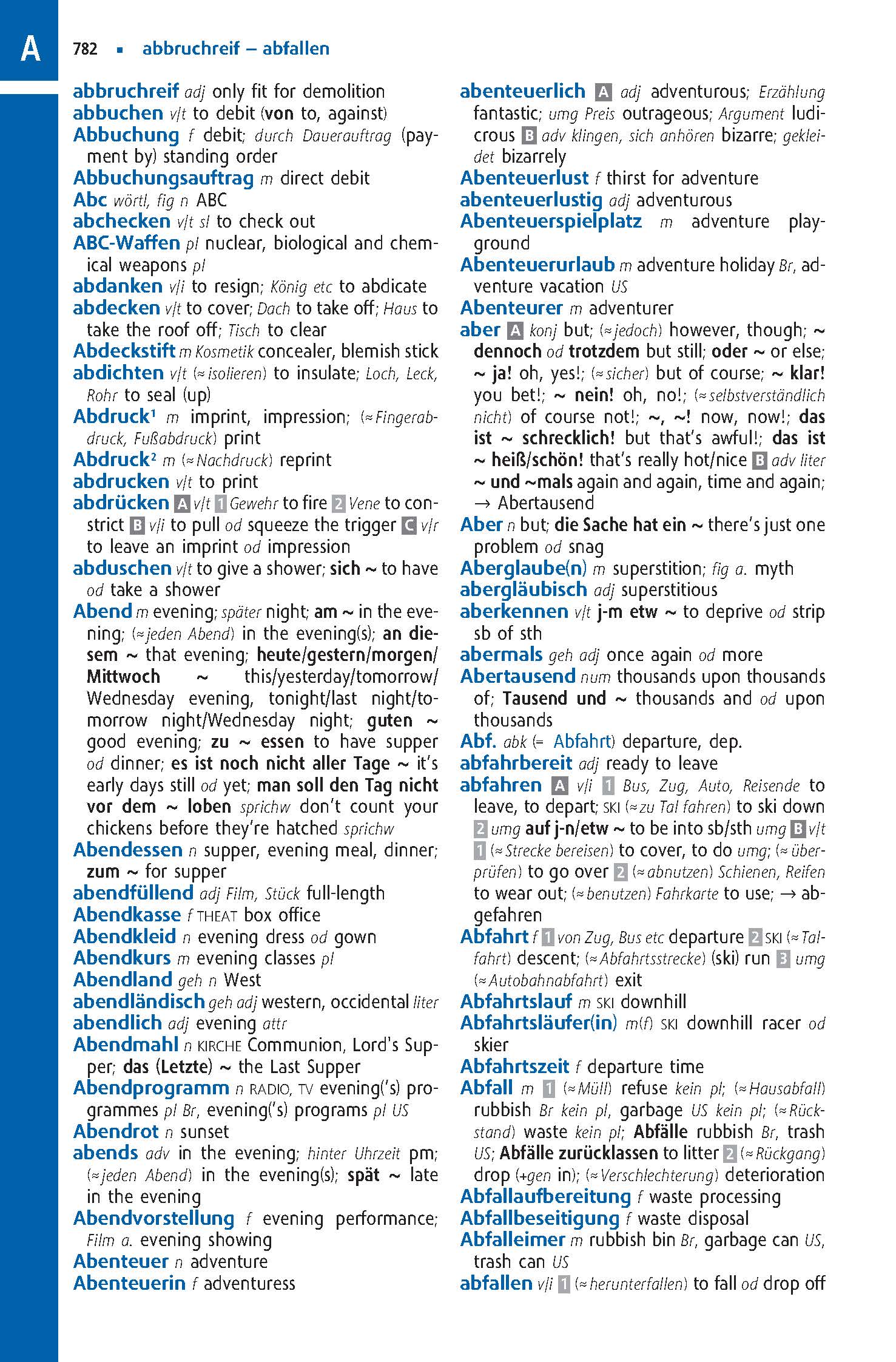 Langenscheidt Matura-Wörterbuch Englisch