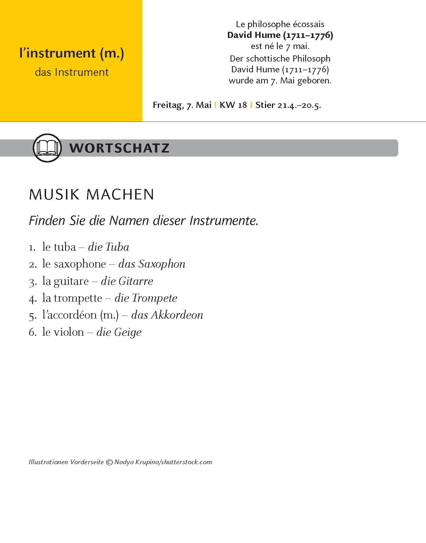 Langenscheidt Sprachkalender Französisch 2021