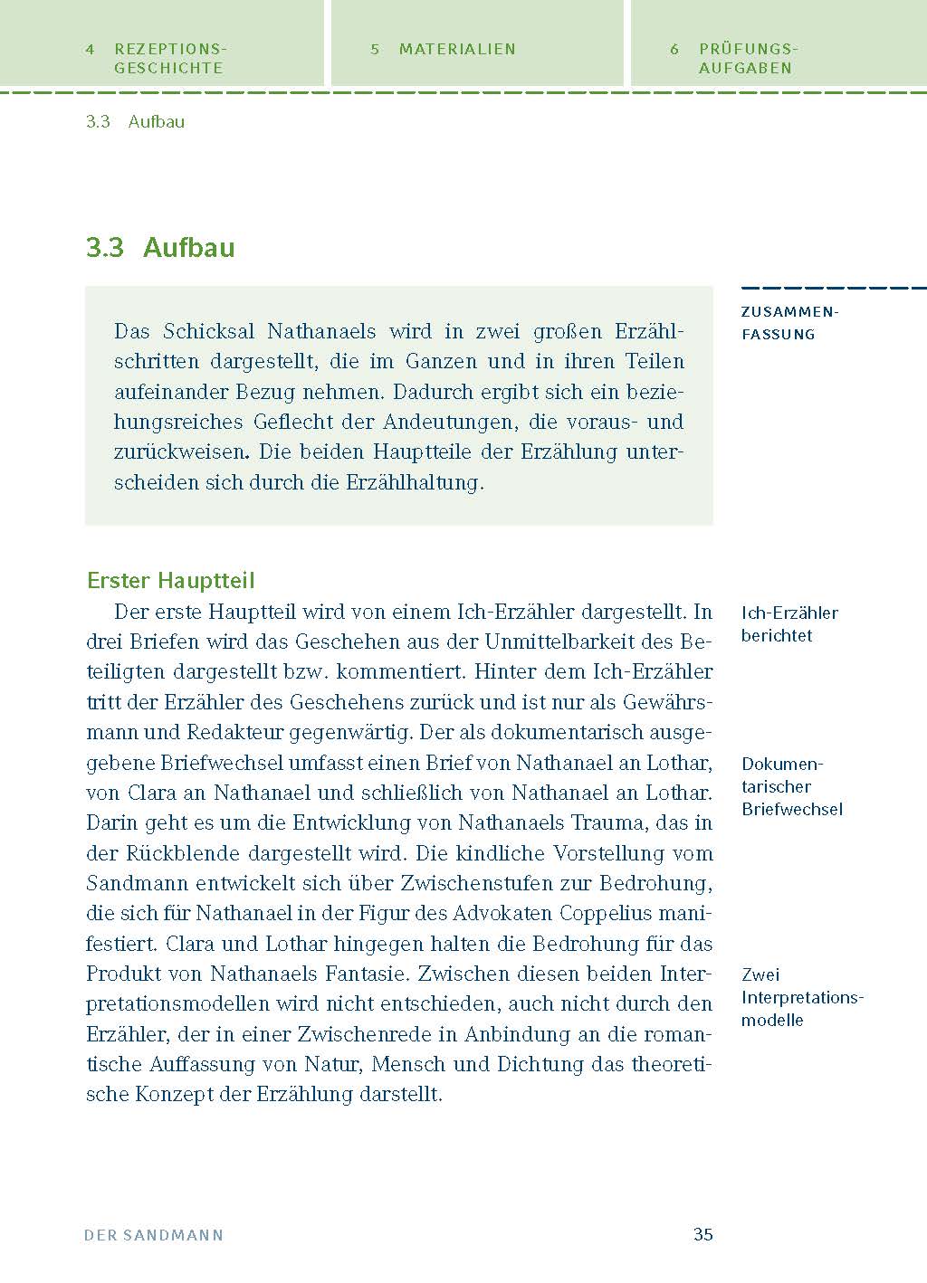 Der Sandmann von E.T.A. Hoffmann - Textanalyse und Interpretation