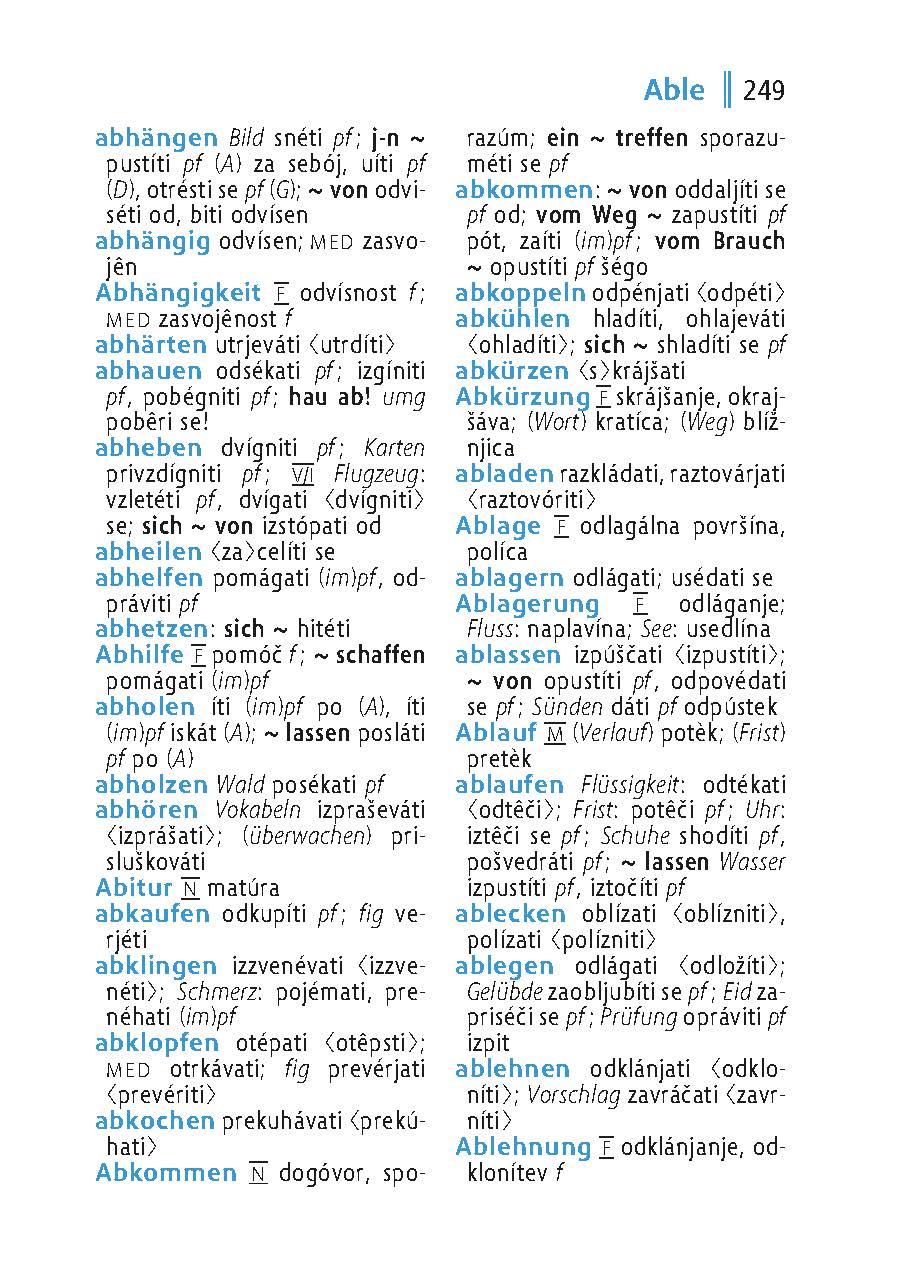 Langenscheidt Universal-Wörterbuch Slowenisch