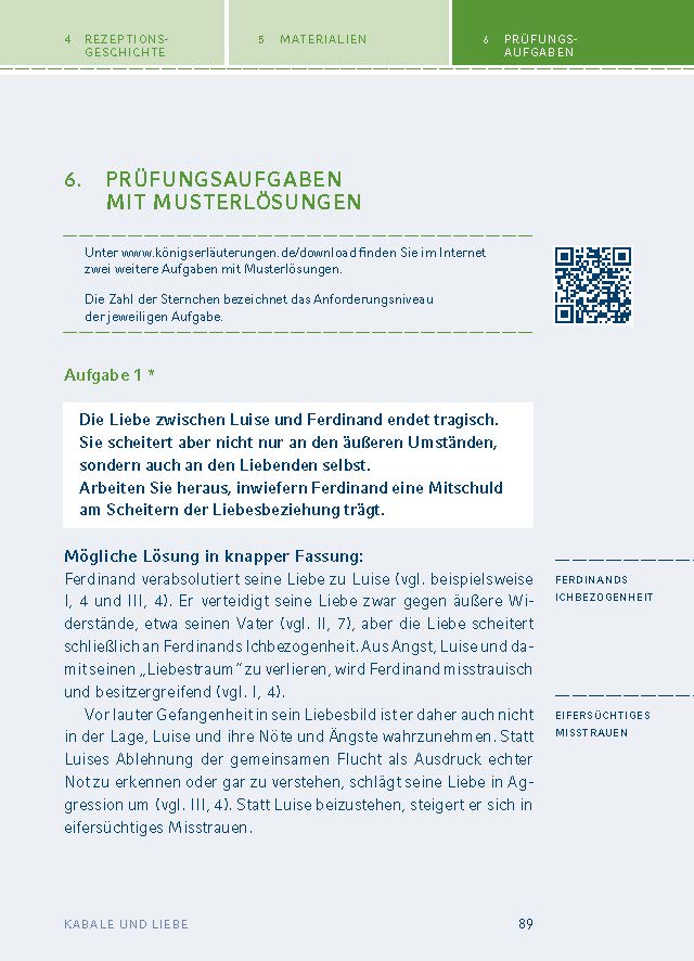 Kabale und Liebe von Friedrich Schiller - Textanalyse und Interpretation