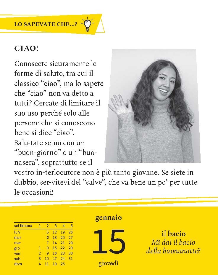 Langenscheidt Sprachkalender Italienisch 2026