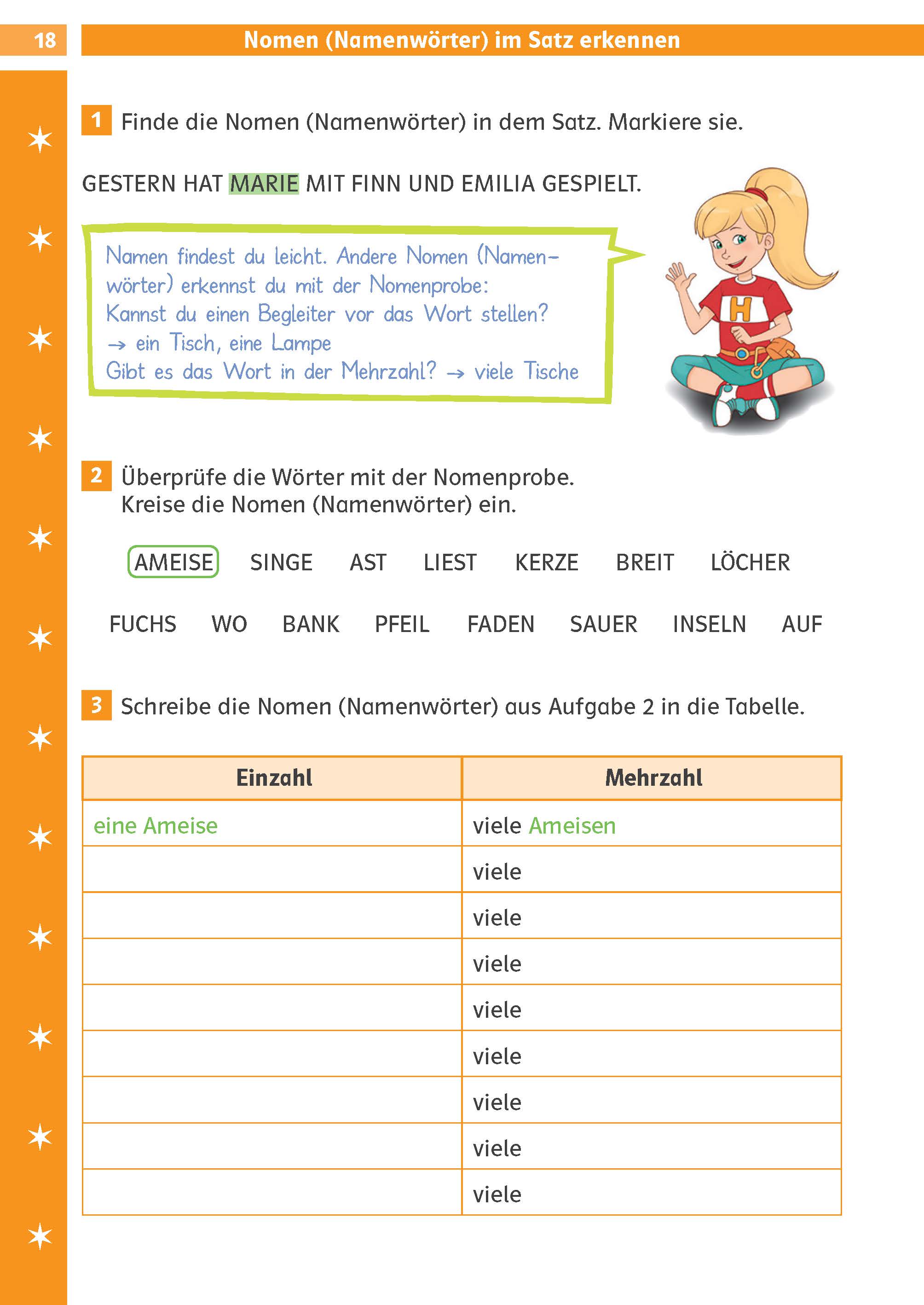 Klett Die Deutsch-Helden: Grammatik 2. Klasse