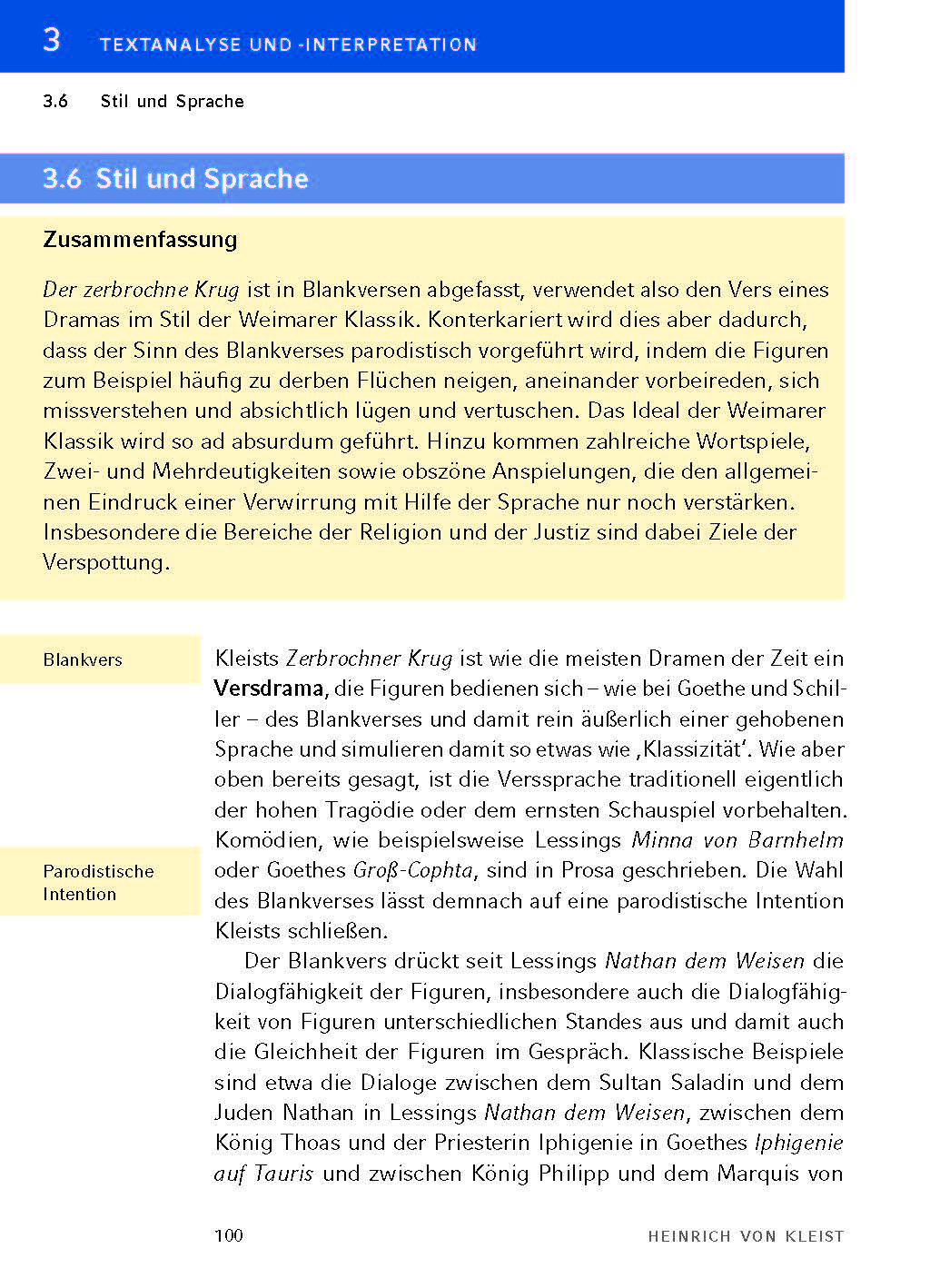 Der zerbrochne Krug von Heinrich von Kleist. - Textanalyse und Interpretation (incl. Variant)