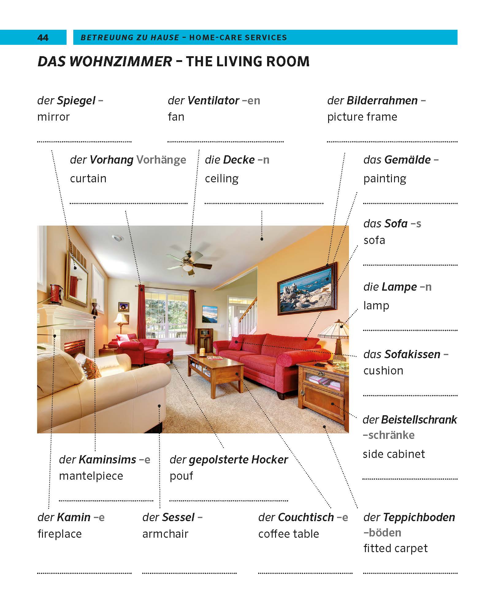 PONS Bildwörterbuch Deutsch für Pflegekräfte