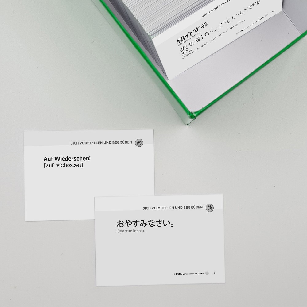 PONS Power-Vokabelbox Japanisch in 4 Wochen