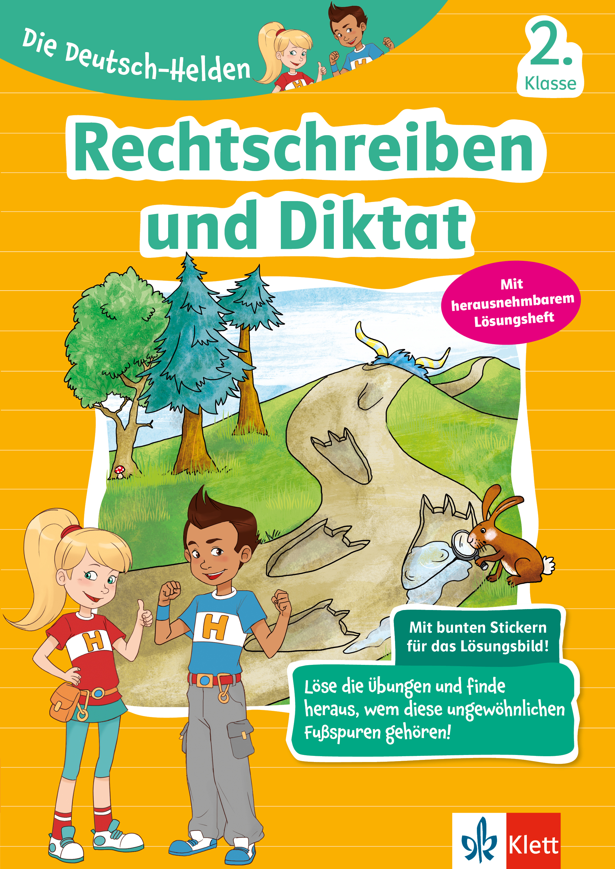 Klett Die Deutsch-Helden: Rechtschreiben und Diktat 2. Klasse Klett Die Deutsch-Helden: Rechtschreiben und Diktat 2. Klasse