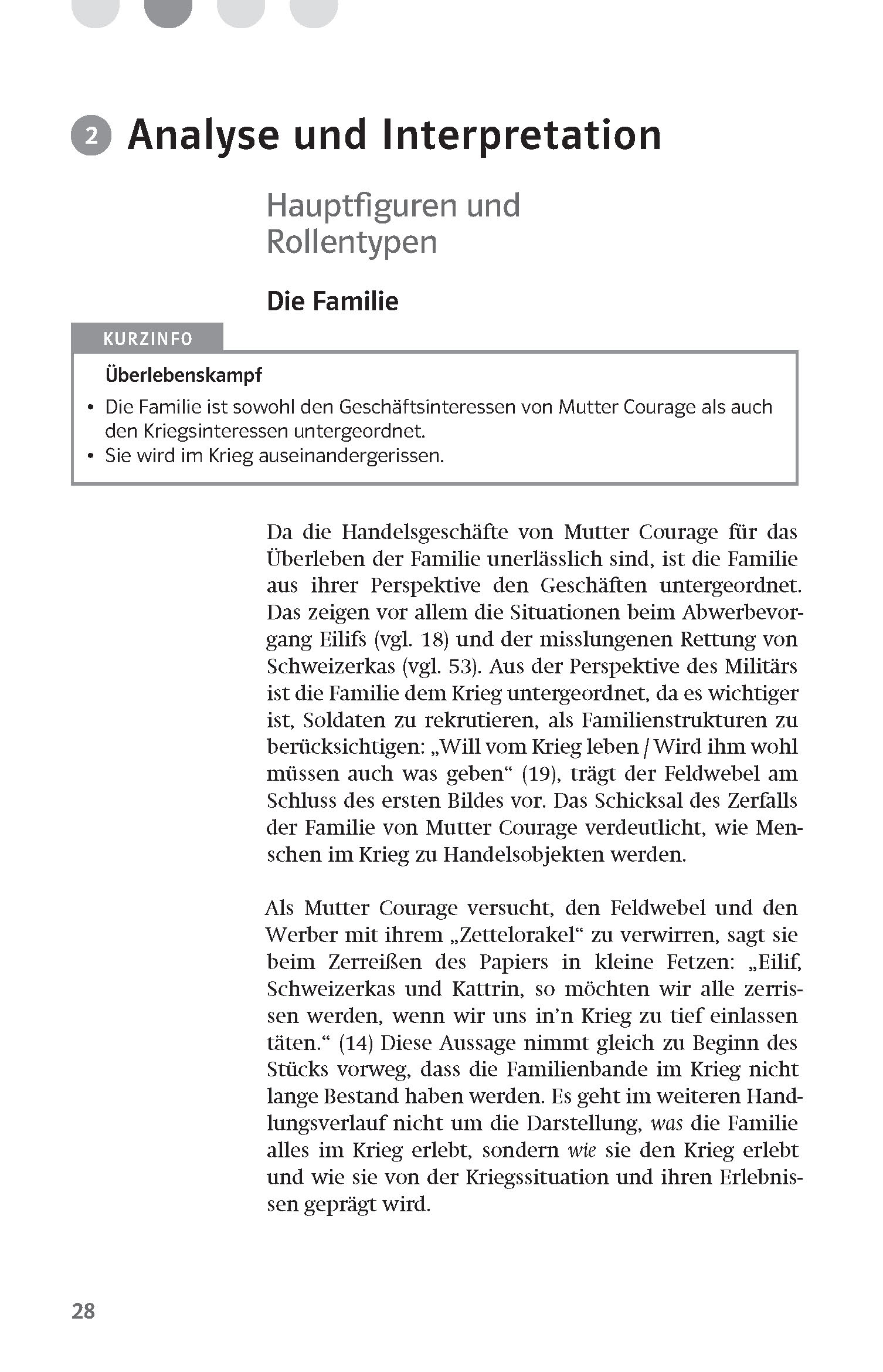 Klett Lektürehilfen Bertolt Brecht, Mutter Courage und ihre Kinder
