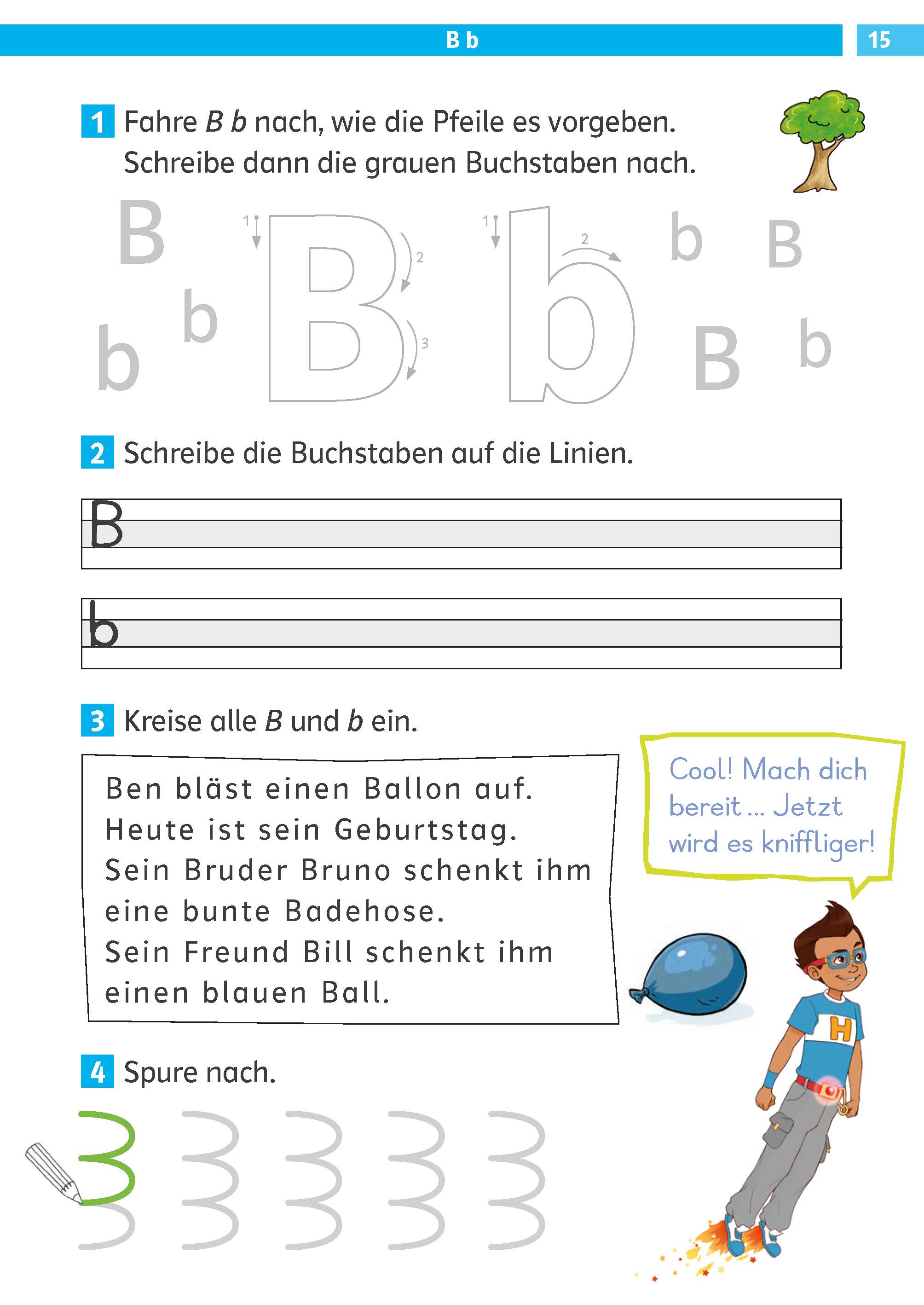 Klett Die Deutsch-Helden: ABC und Schwungübungen 1. Klasse