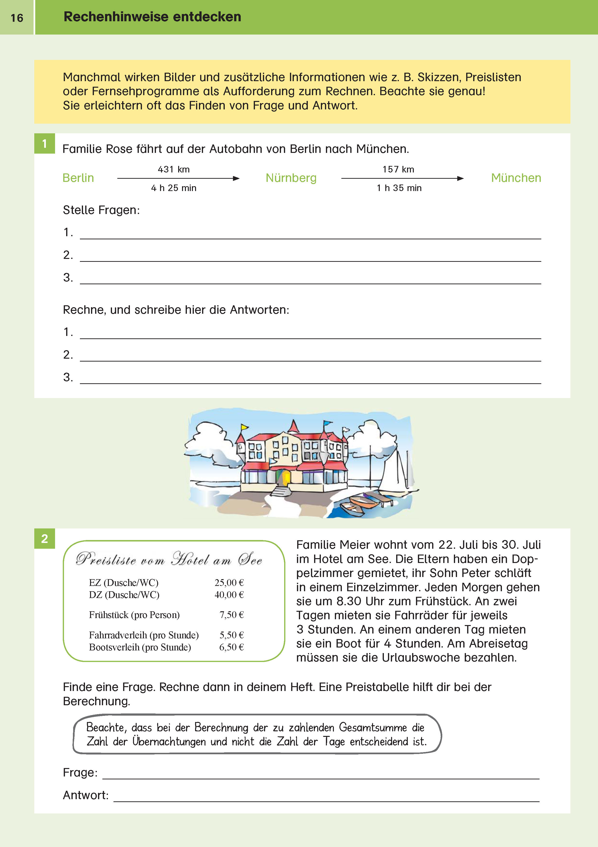 Klett Sicher ins Gymnasium Textaufgaben/Sachaufgaben 4. Klasse