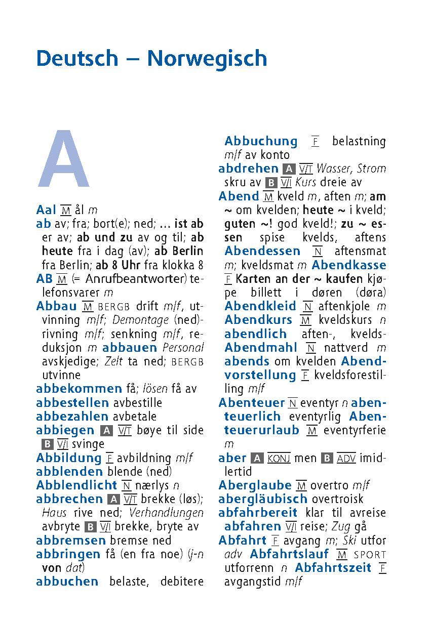 Langenscheidt Universal-Wörterbuch Norwegisch