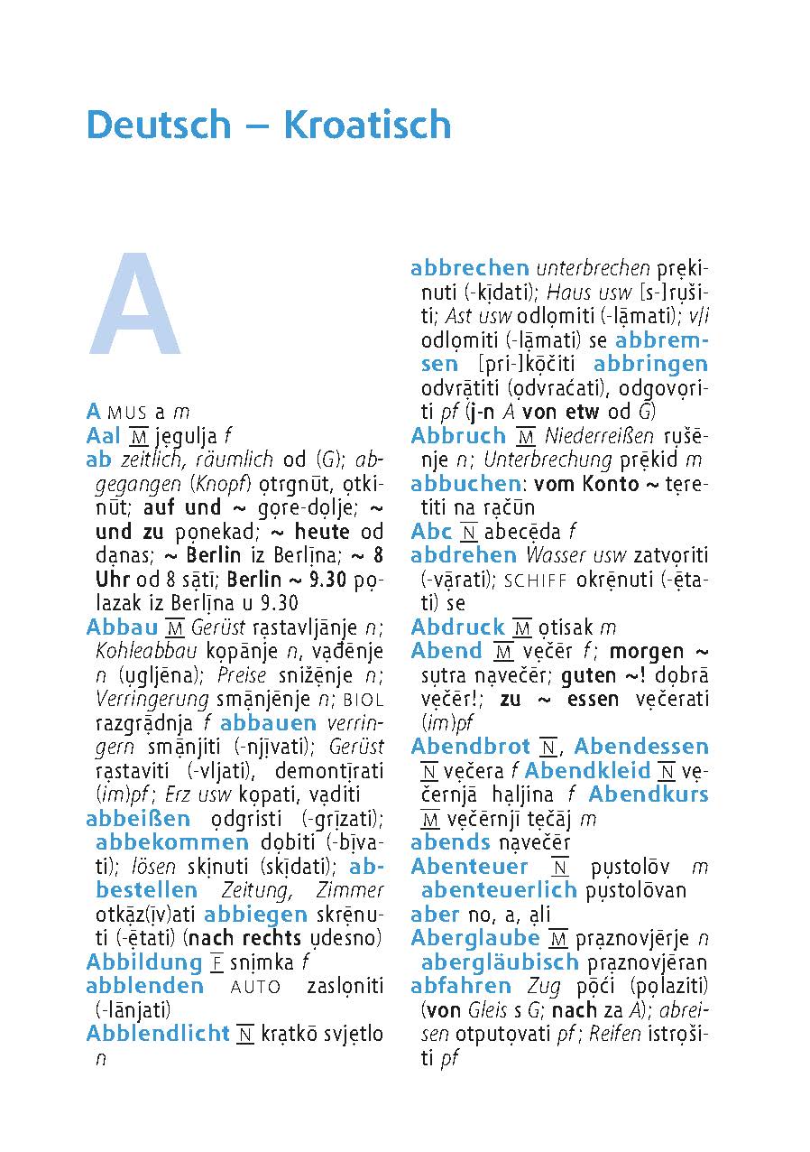 Langenscheidt Universal-Wörterbuch Kroatisch Langenscheidt Universal-Wörterbuch Kroatisch