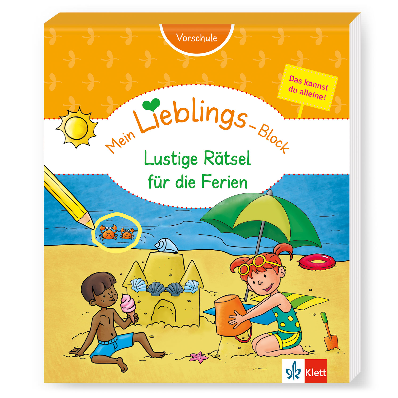 Klett Mein Lieblings-Block Lustige Rätsel für die Ferien