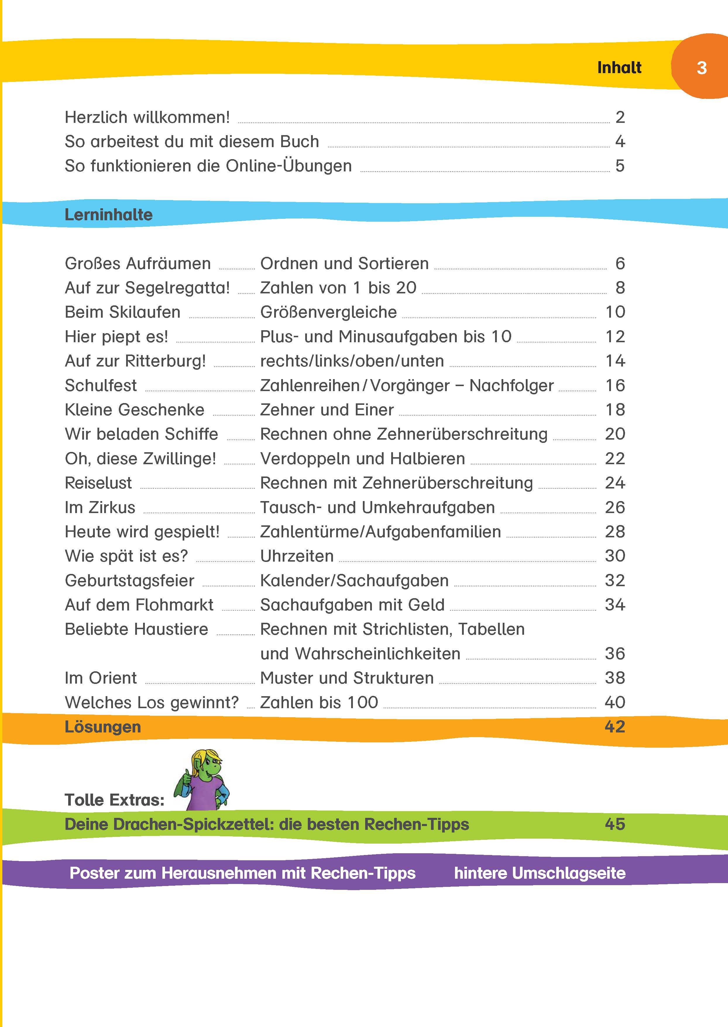 Klett So werde ich spitze! Mathe, Rechnen bis 20, 1. Klasse