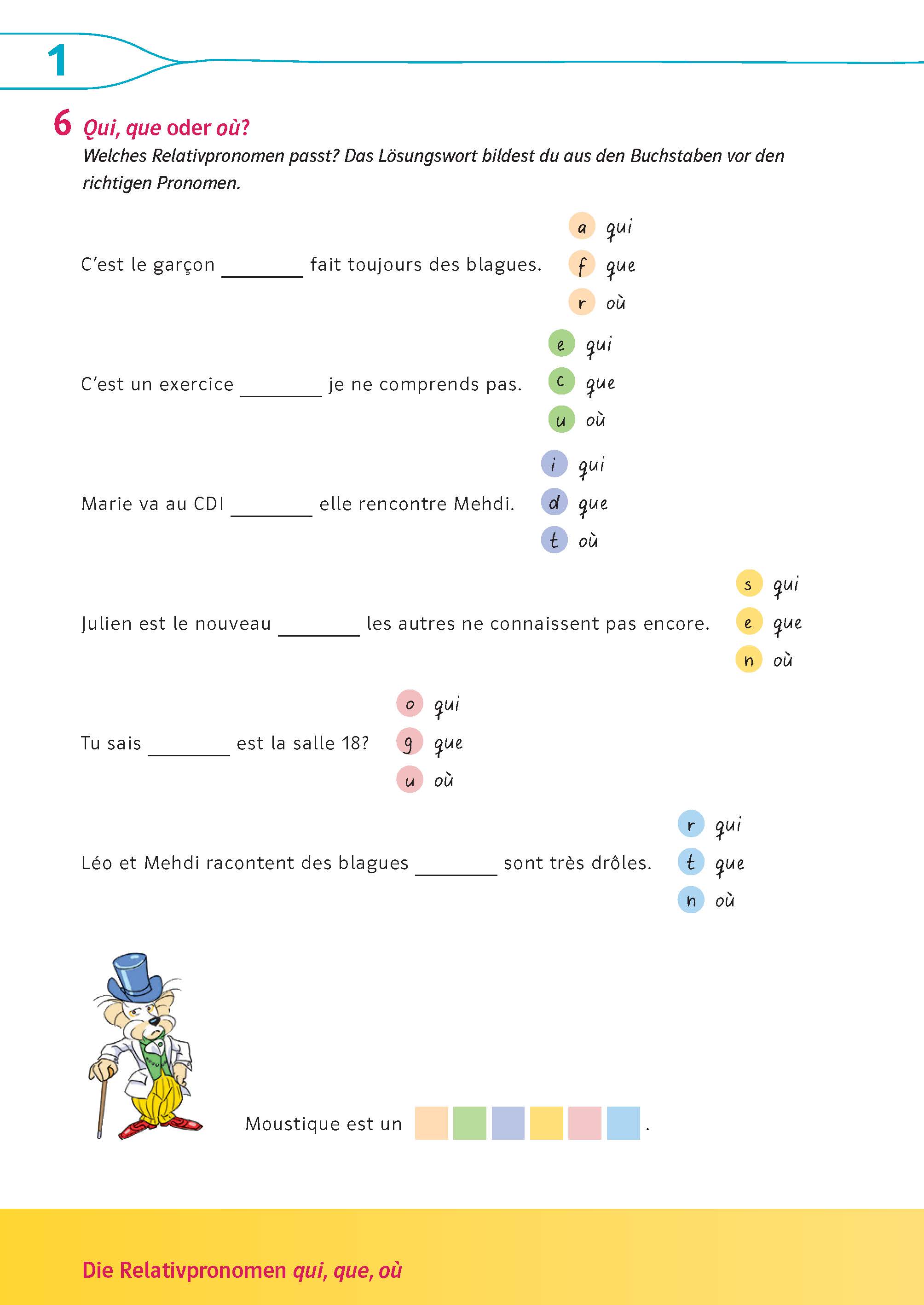 Découvertes 2 jaune/bleue - Übungsblock 2. Lernjahr