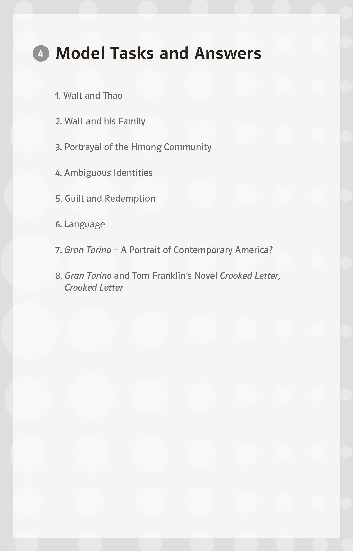 Klett Lektürehilfen Eastwood, Gran Torino