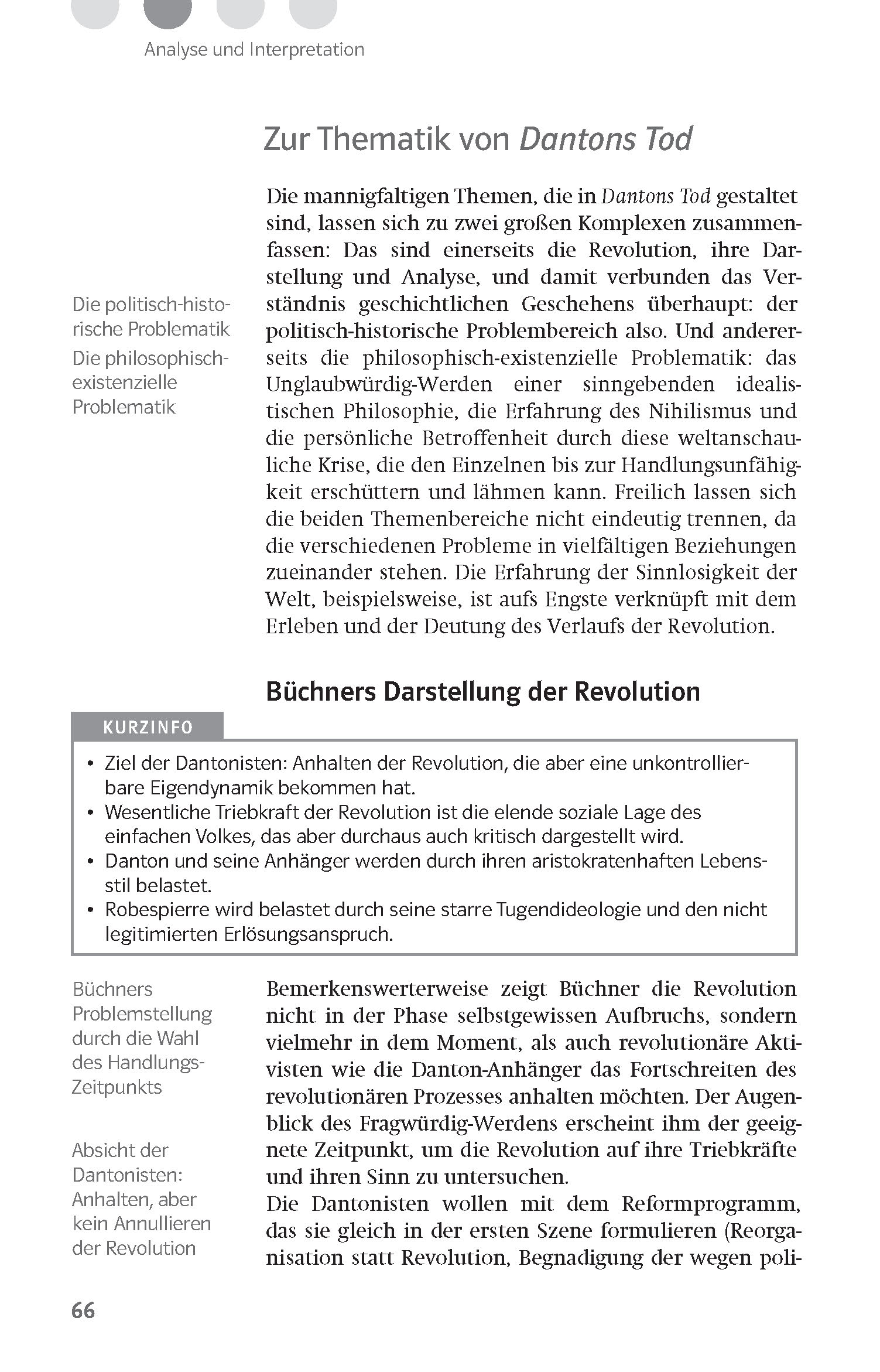 Klett Lektürehilfen Georg Büchner, Dantons Tod
