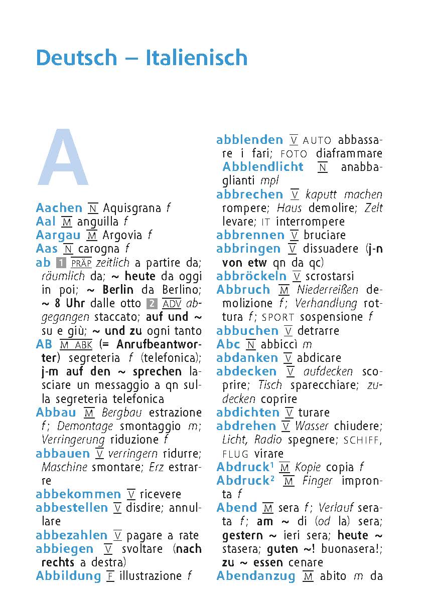 Langenscheidt Universal-Wörterbuch Italienisch