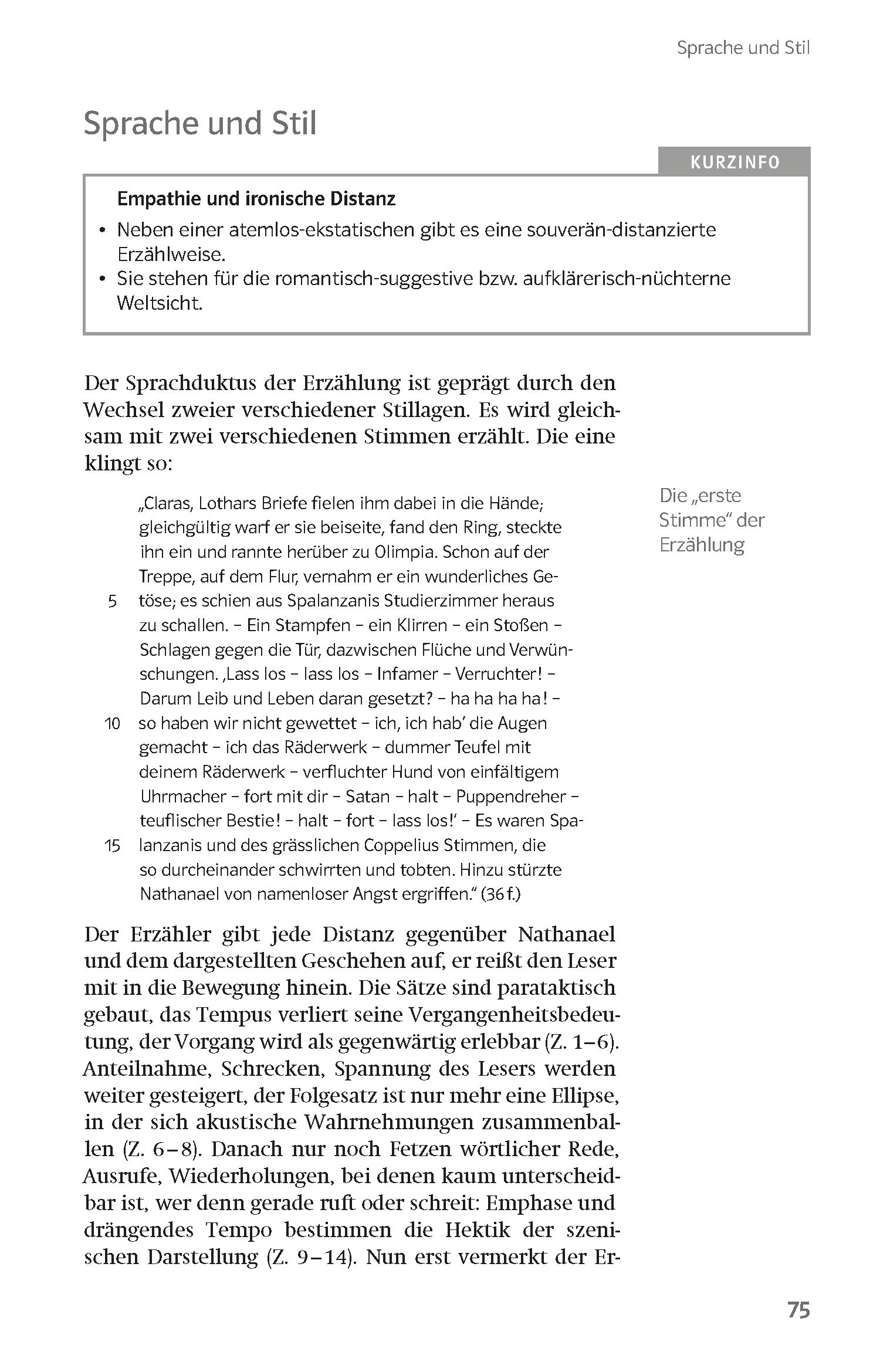 Klett Lektürehilfen E.T.A. Hoffmann, Der Sandmann