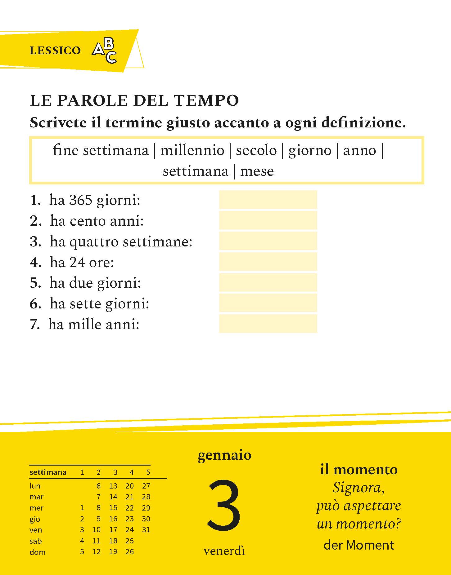 Langenscheidt Sprachkalender Italienisch 2025