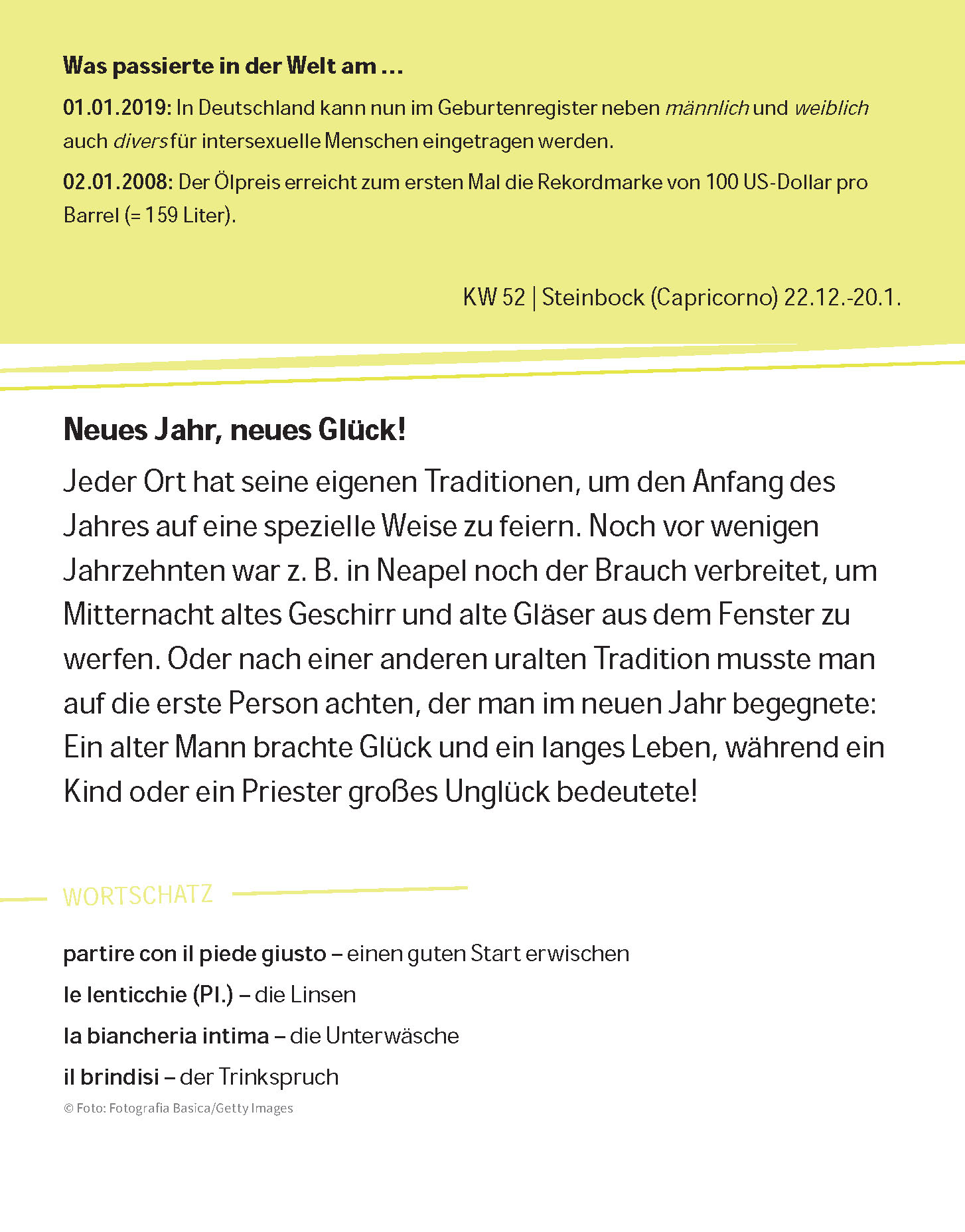 Langenscheidt Sprachkalender Italienisch 2022