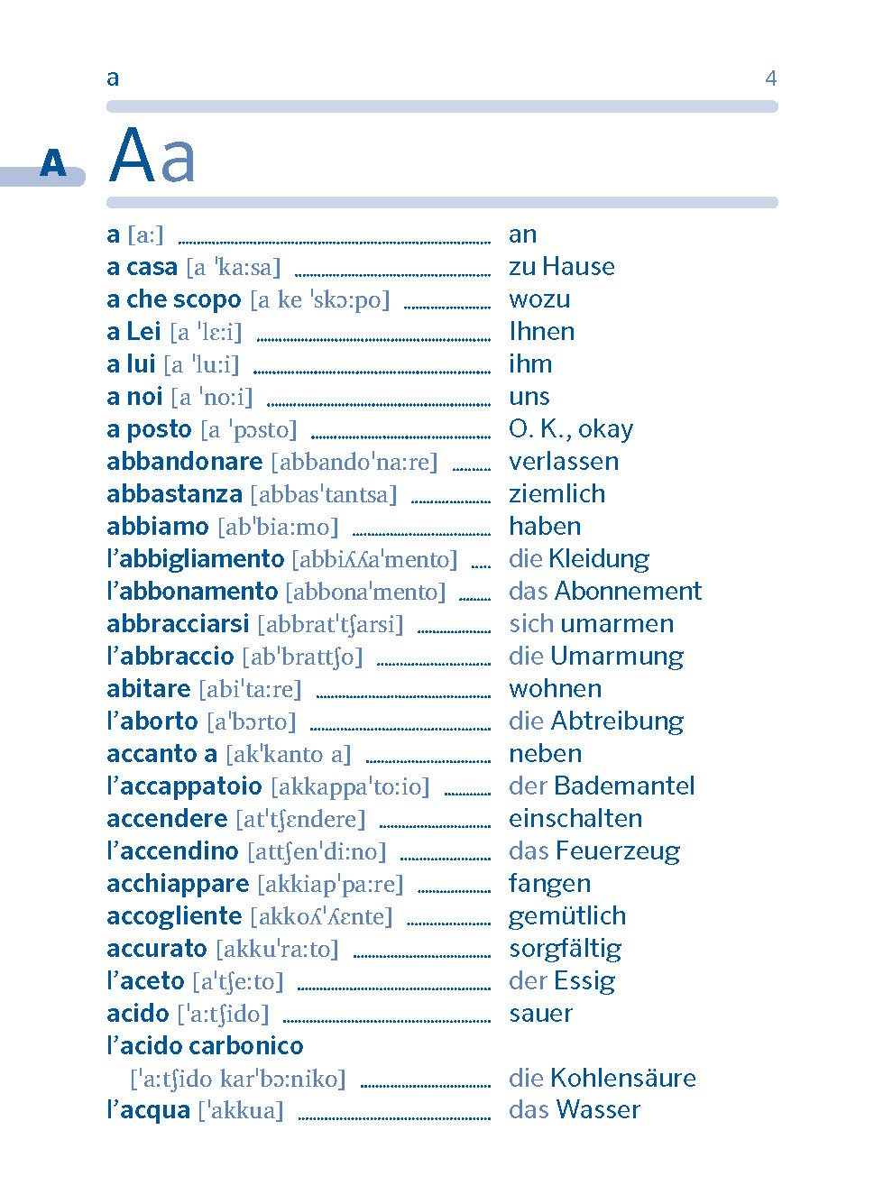PONS Das kleine Wörterbuch Italienisch