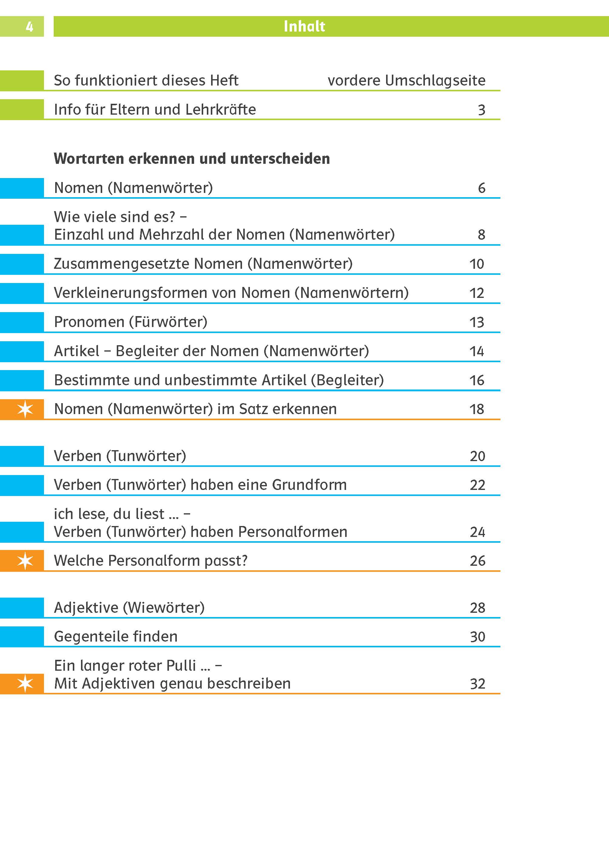 Klett Die Deutsch-Helden: Grammatik 2. Klasse