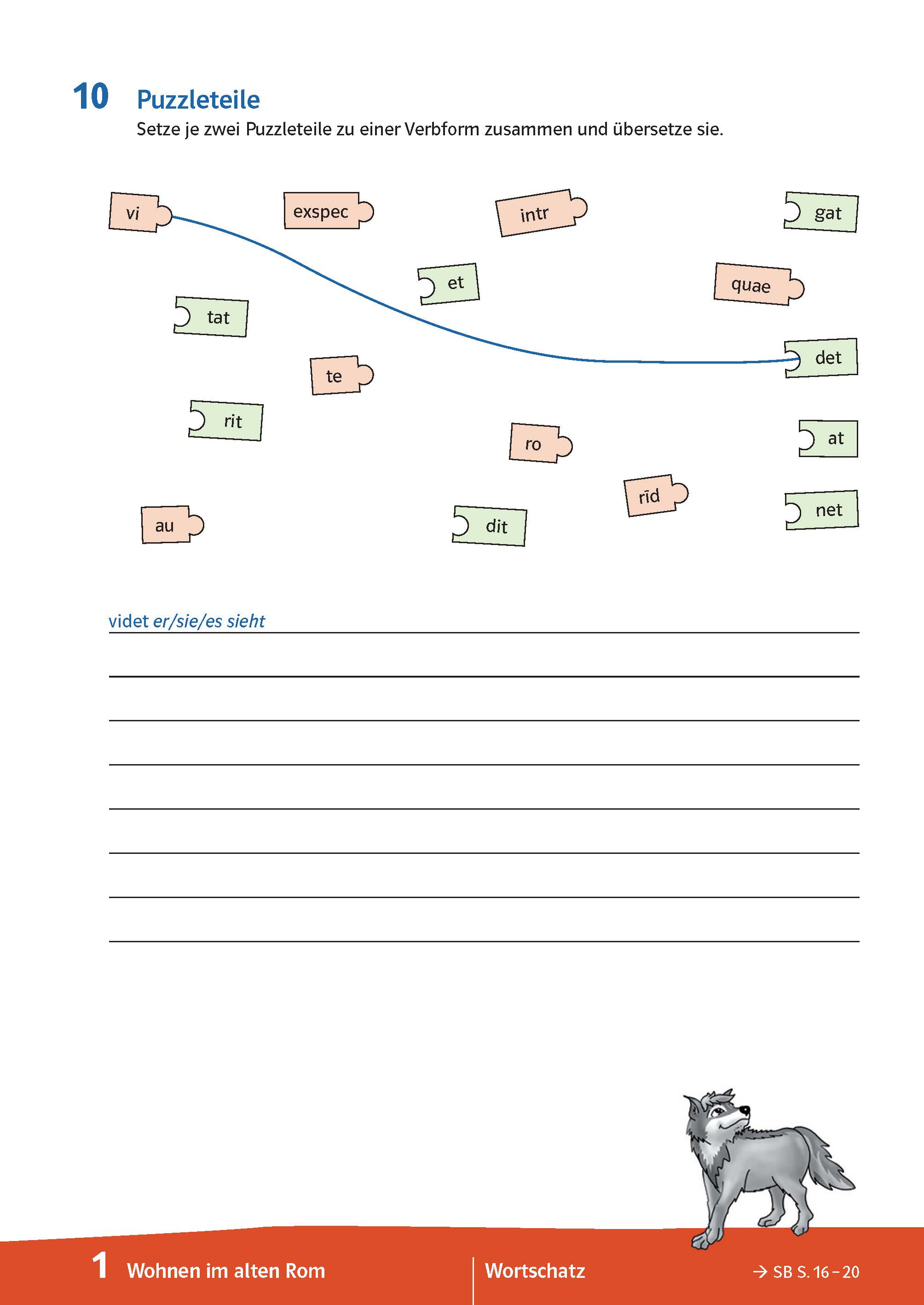 Pontes 1 Gesamtband (ab 2020) - Übungsblock zum Schulbuch 1. Lernjahr