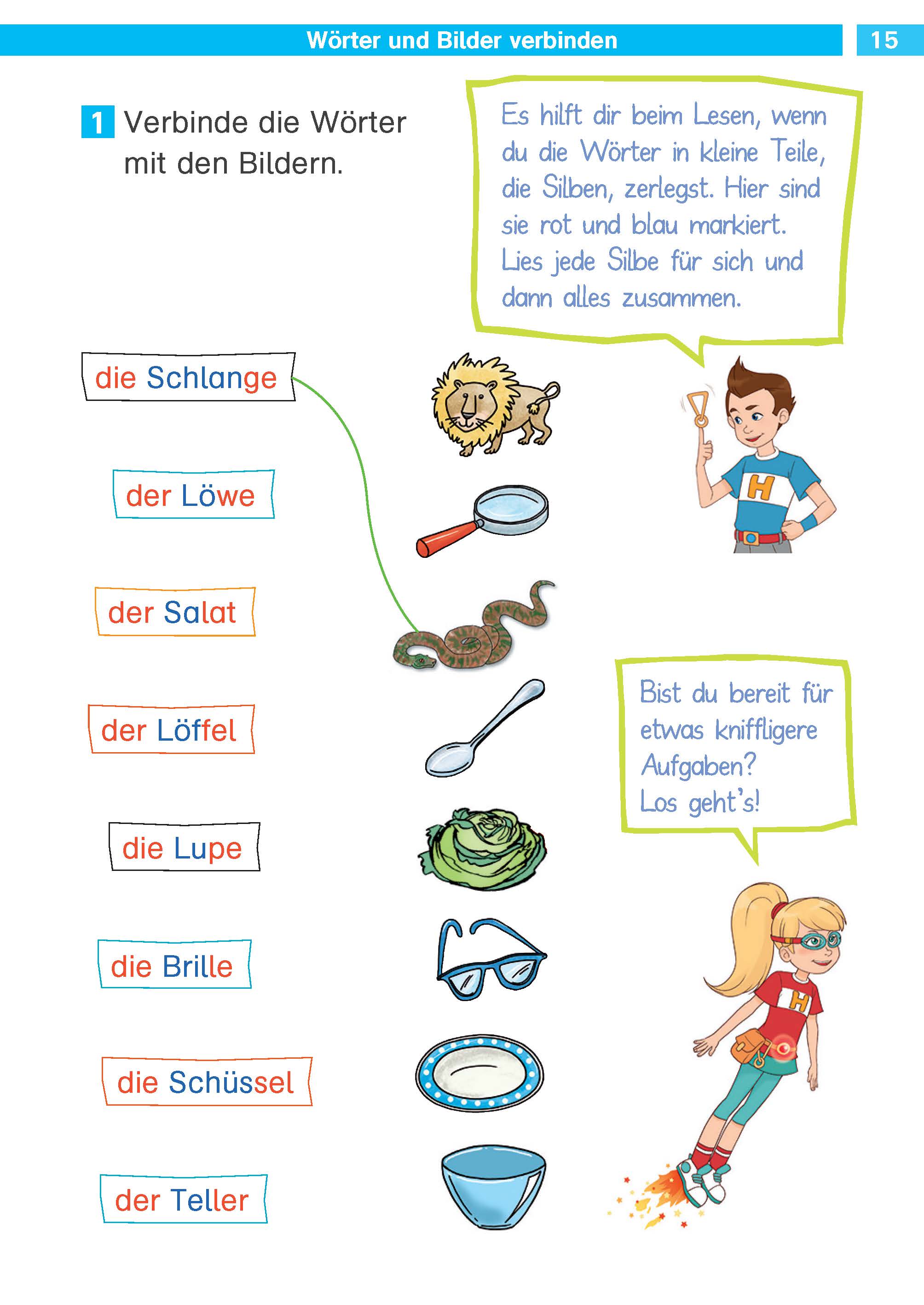 Klett Die Deutsch-Helden: Flüssig lesen und verstehen 1. Klasse Klett Die Deutsch-Helden: Flüssig lesen und verstehen 1. Klasse
