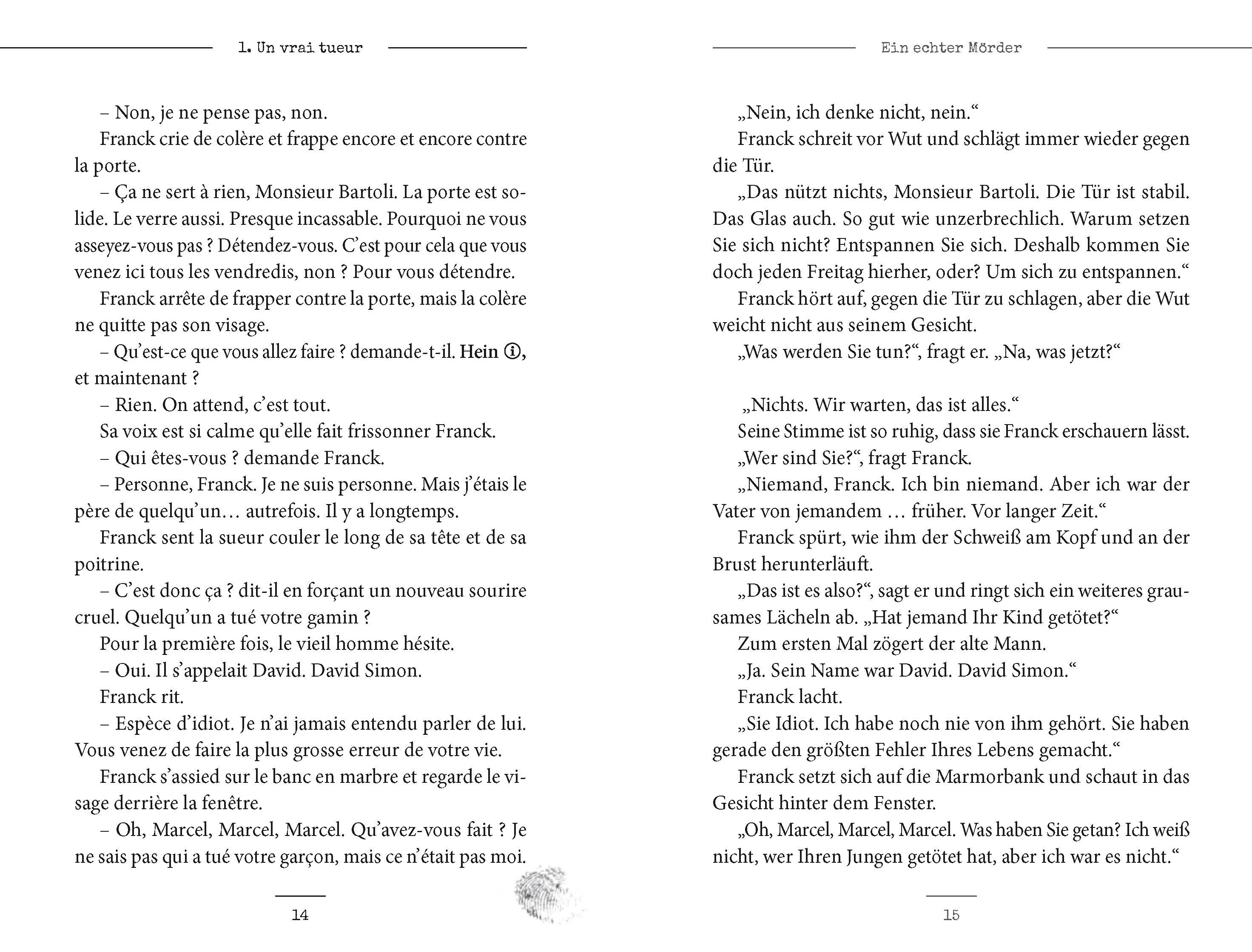 Langenscheidt Krimi zweisprachig Französisch - Un vrai tueur - Ein echter Mörder (A2/B1)