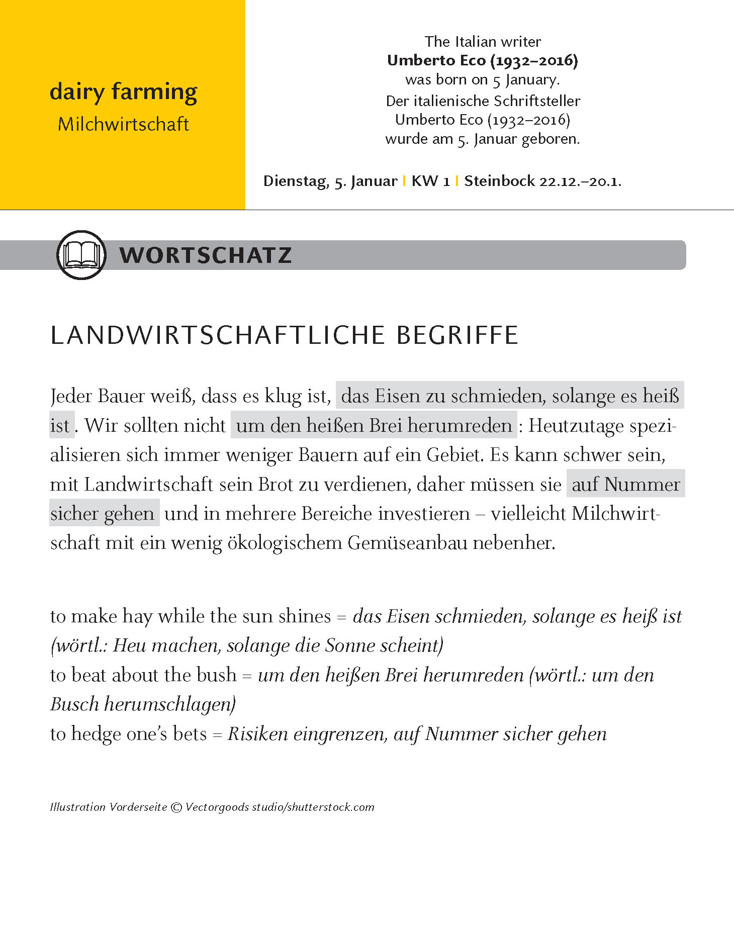 Langenscheidt Sprachkalender Englisch 2021