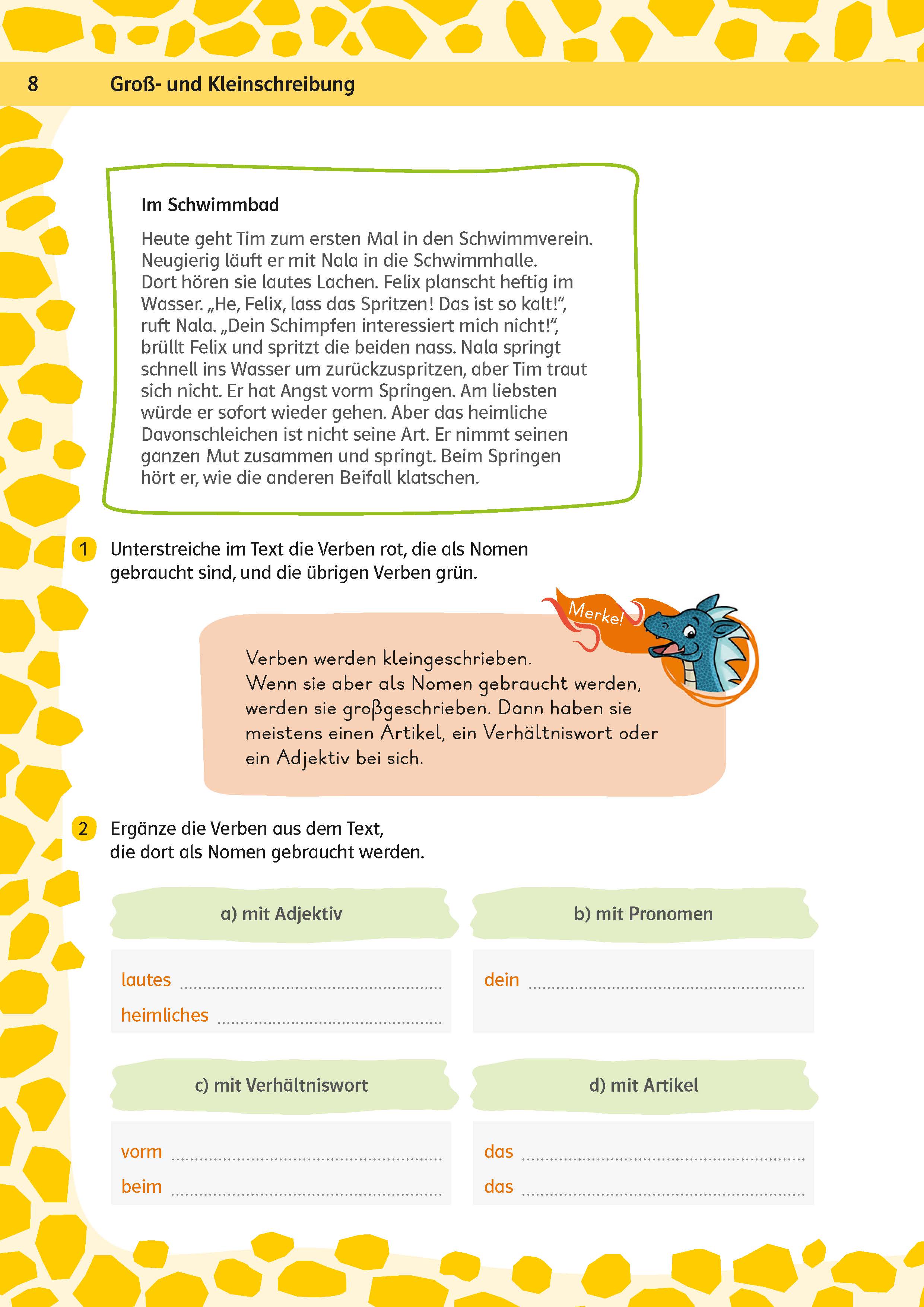 Klett Team Drachenstark: Das große Trainingsbuch Deutsch 4. Klasse