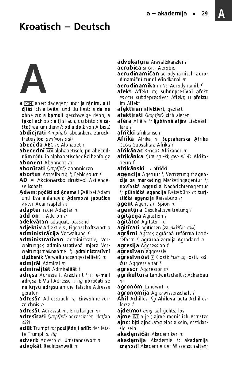 Langenscheidt Taschenwörterbuch Kroatisch