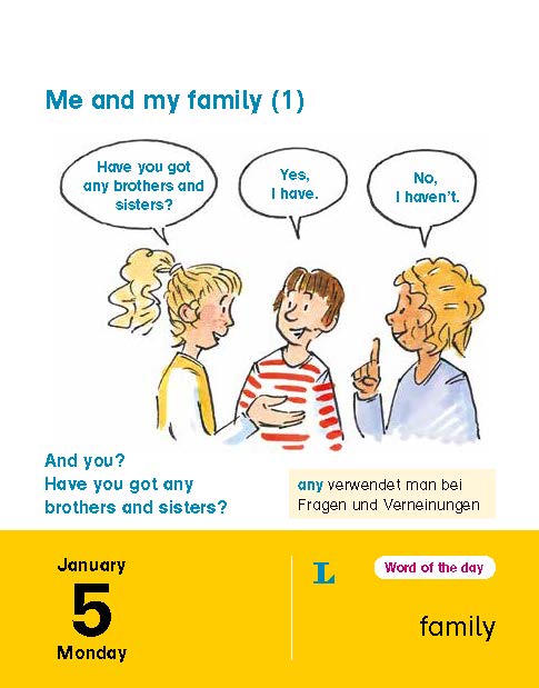 Langenscheidt Kinderkalender Englisch 2026