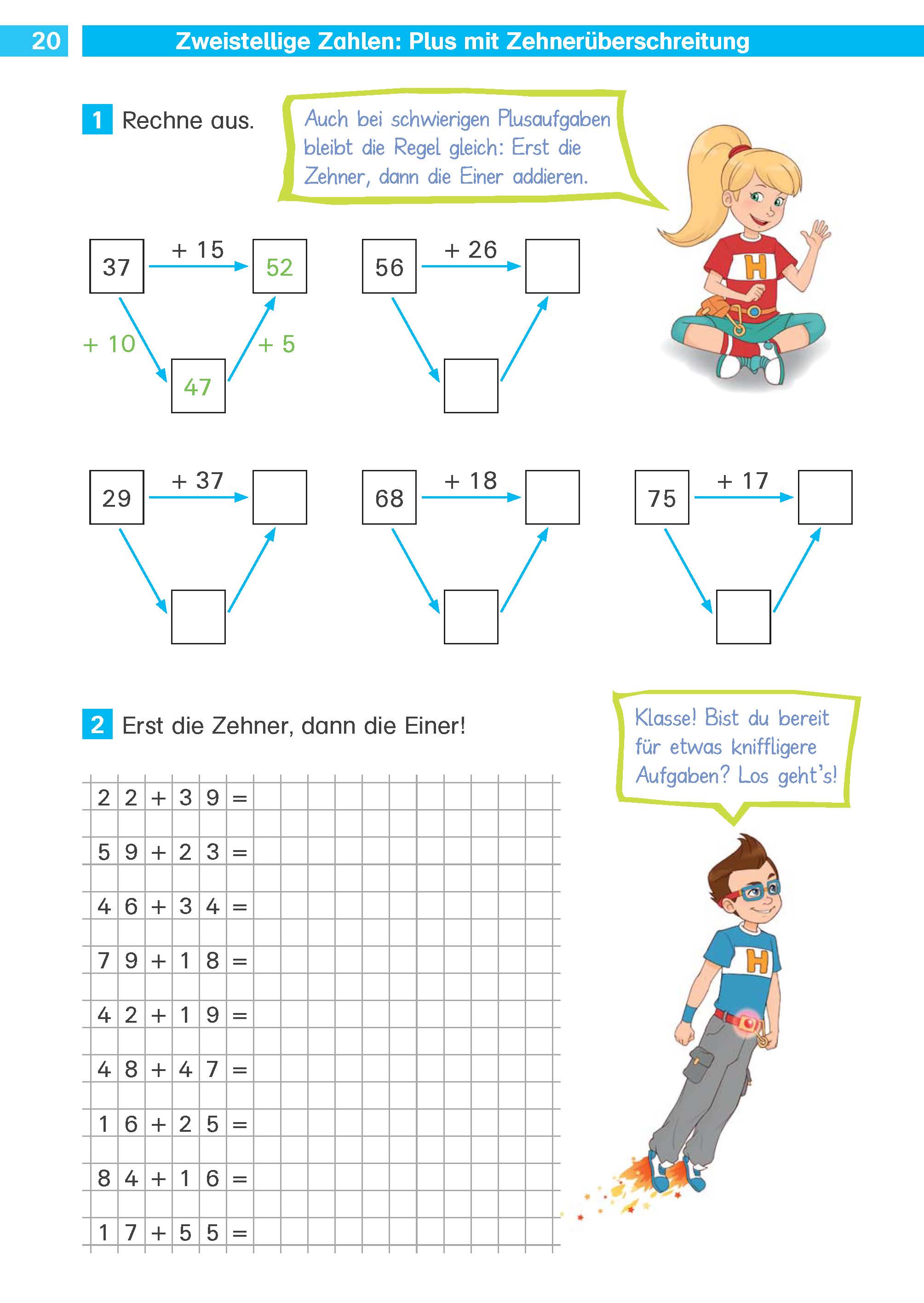 Klett Die Mathe-Helden: Rechnen bis 100 2. Klasse Klett Die Mathe-Helden: Rechnen bis 100 2. Klasse
