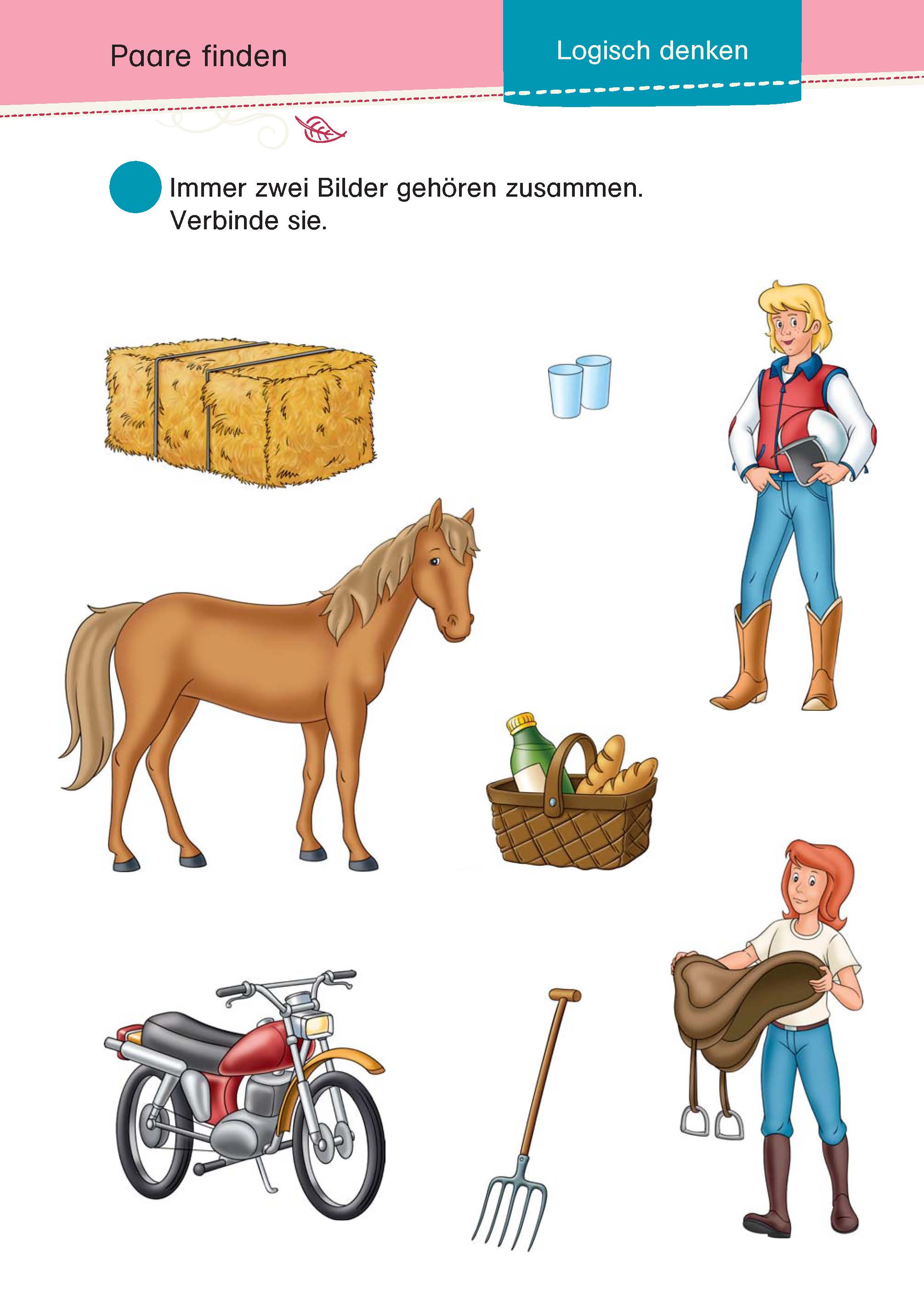 Bibi & Tina: Mein Schulstart-Block Erstes Rechnen und Konzentration