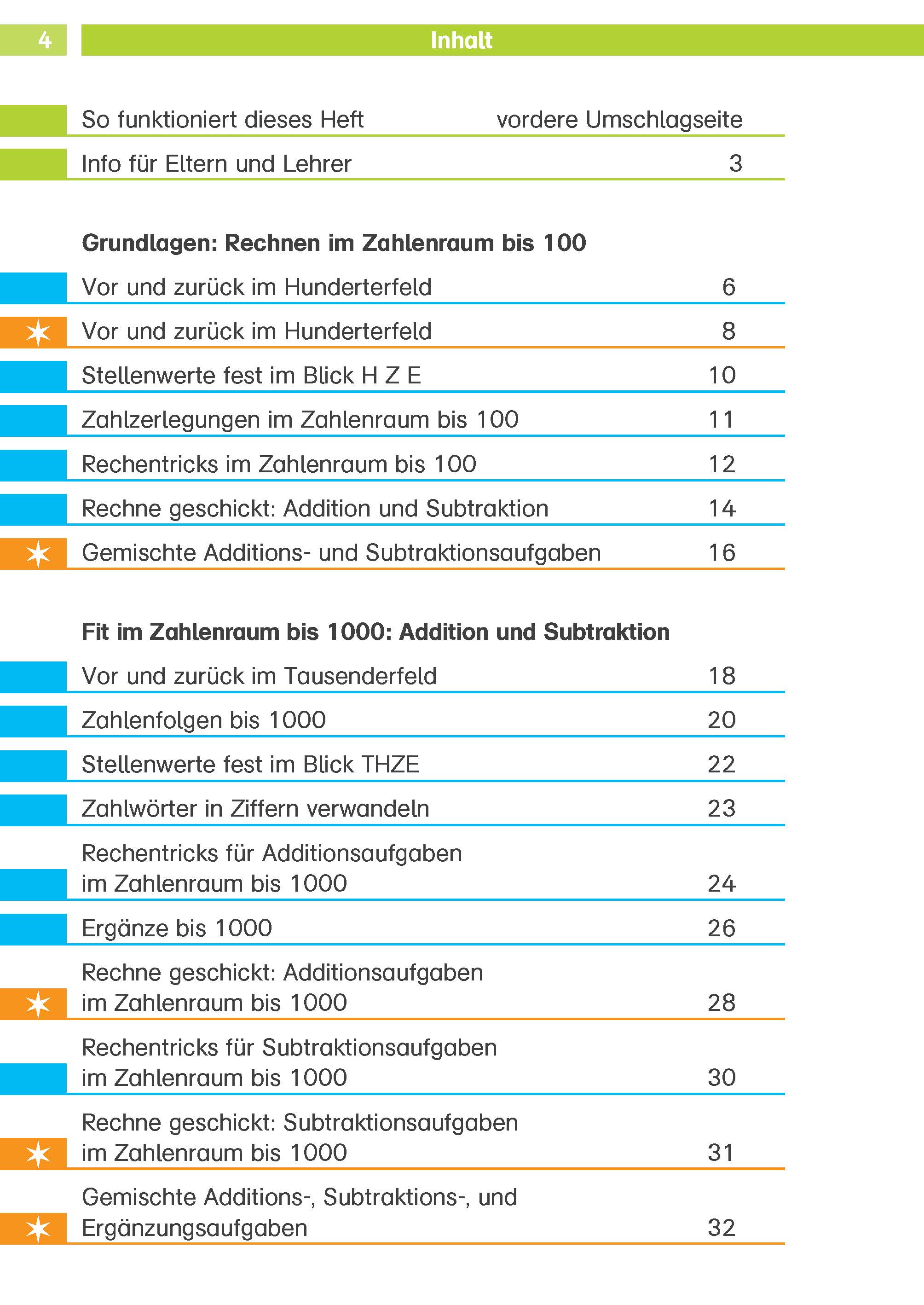 Klett Die Mathe-Helden: Kopfrechnen 3. Klasse