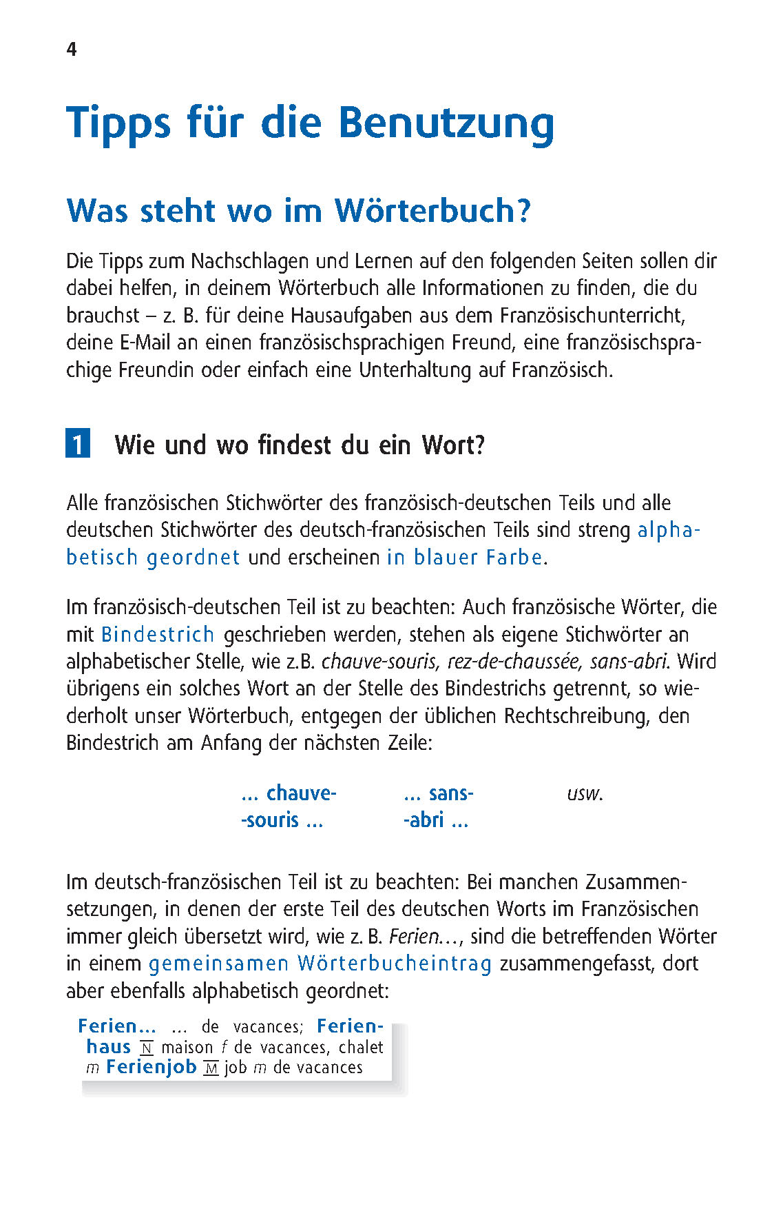 Langenscheidt Schulwörterbuch Französisch