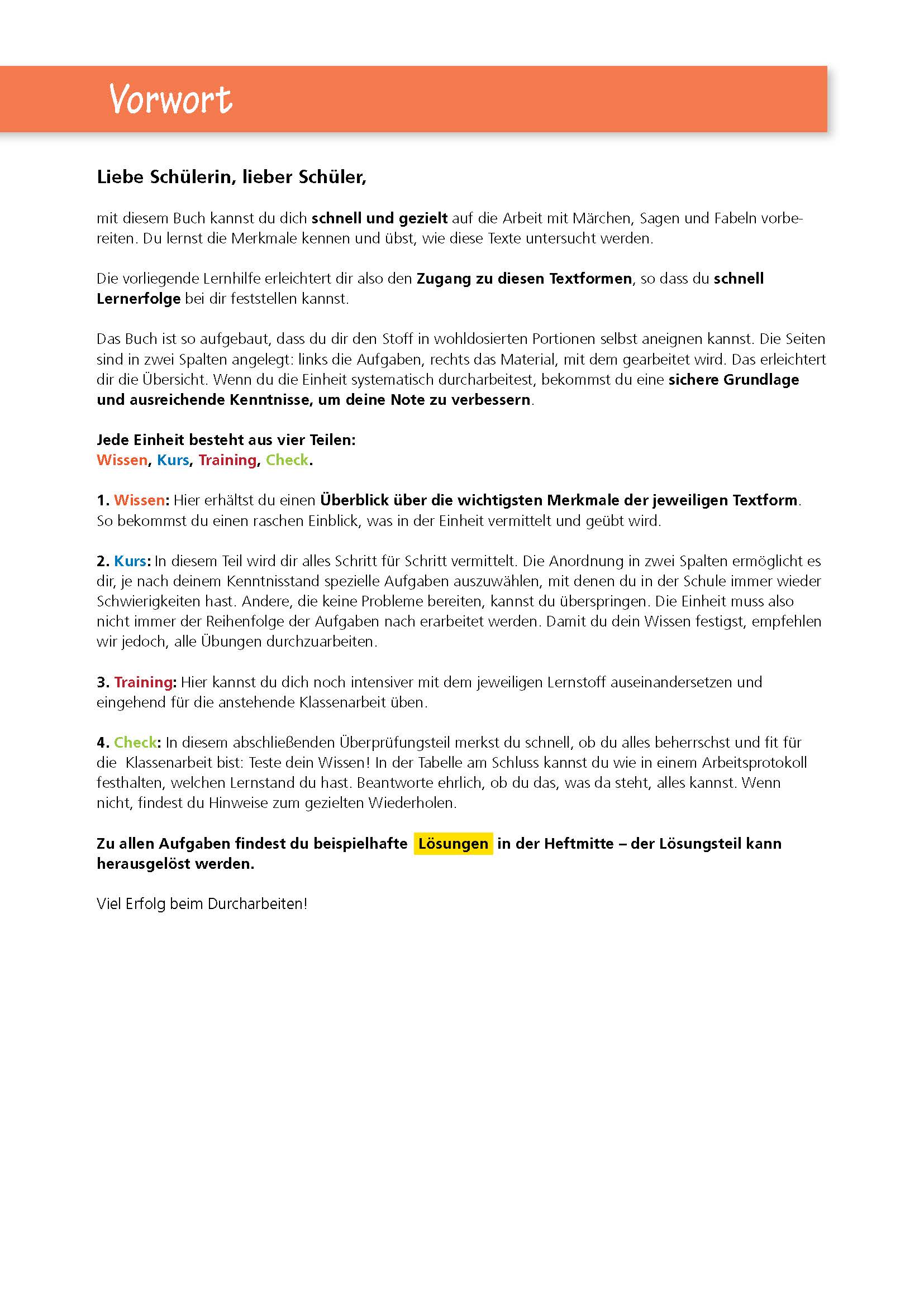 Königs Lernhilfen: Auf den Punkt gebracht: Märchen, Sagen und Fabeln untersuchen – Klasse 5/6 – Deutsch