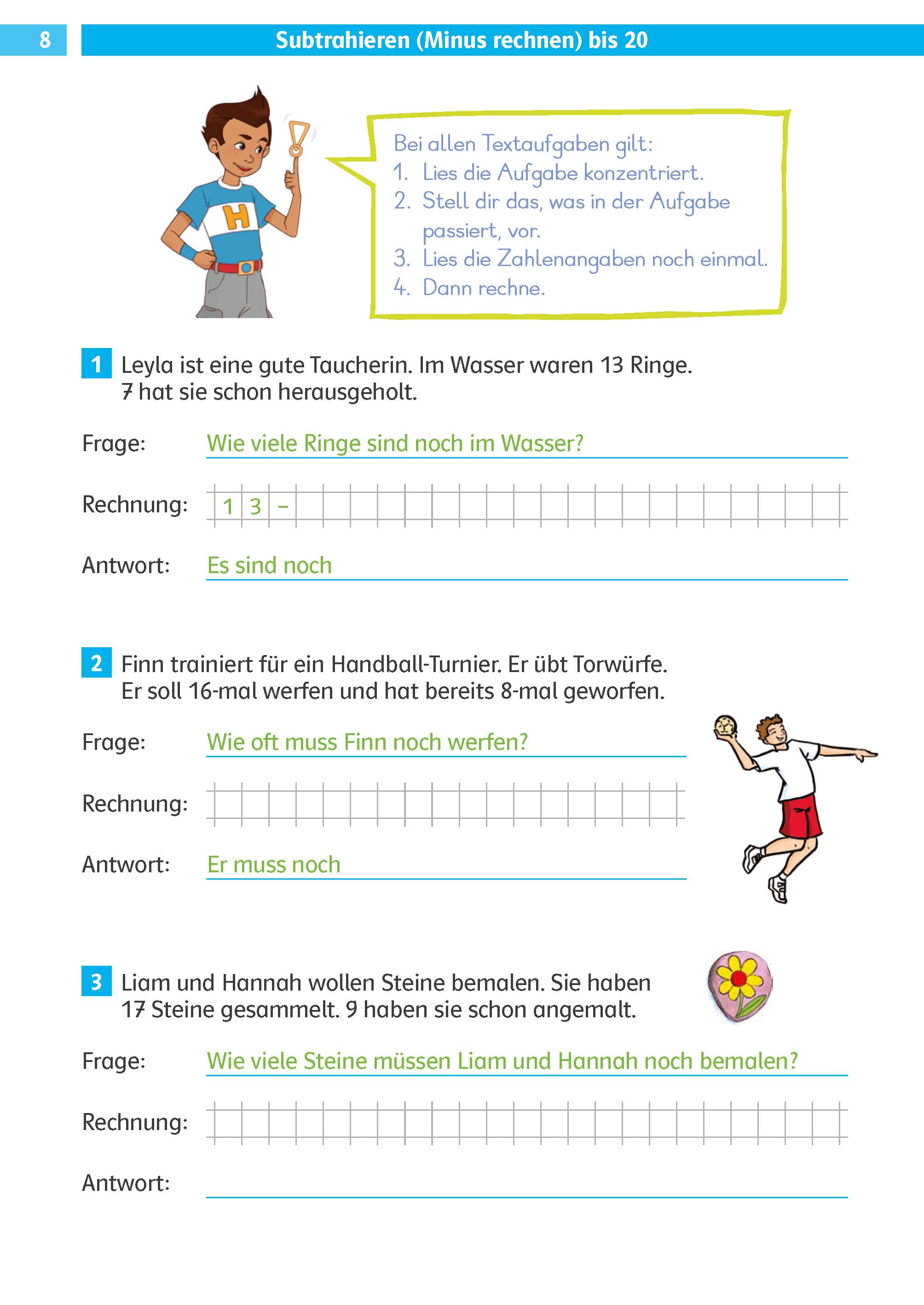 Klett Die Mathe-Helden: Rechengeschichten und Textaufgaben 2. Klasse