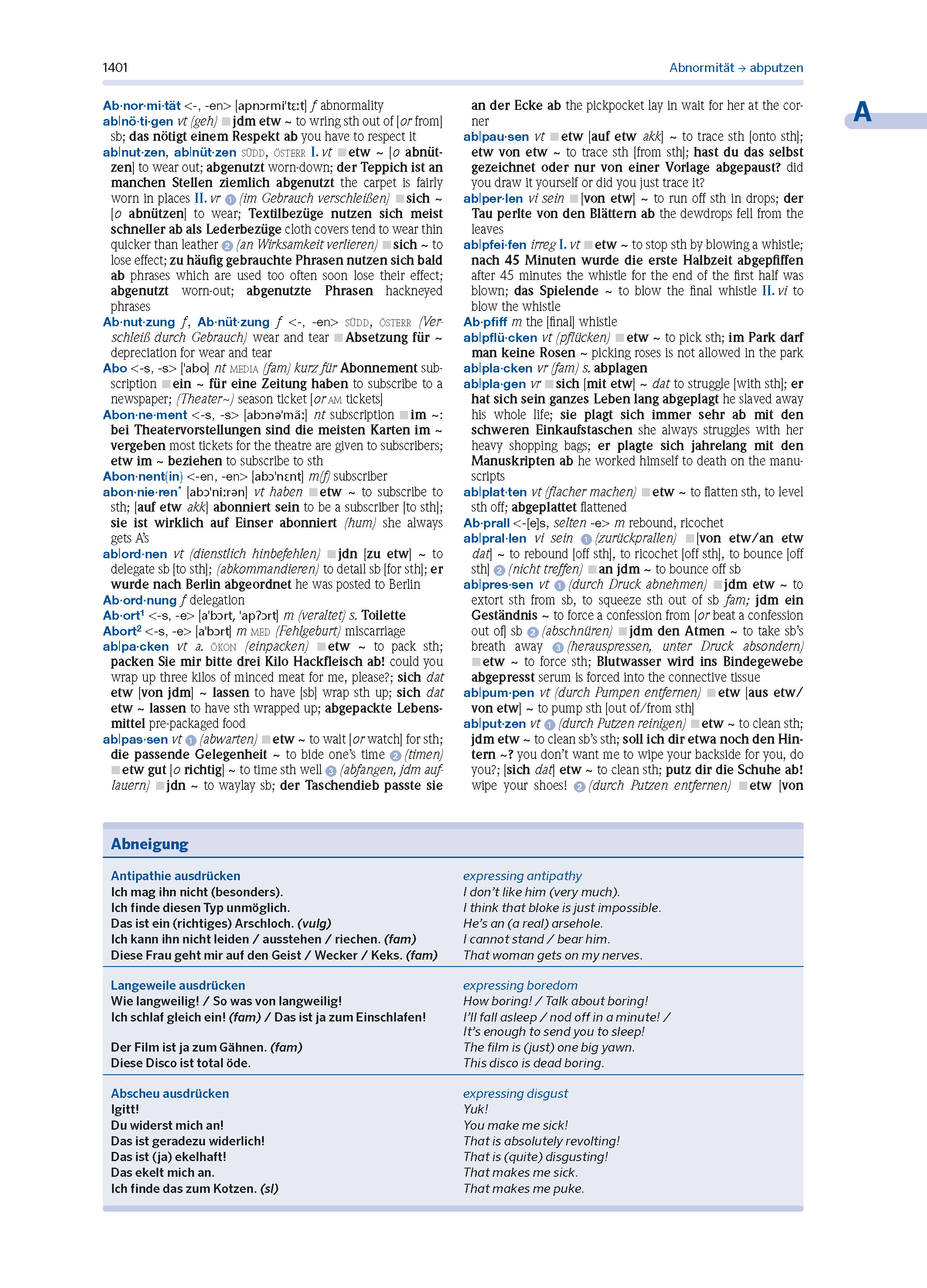 PONS Wörterbuch Studienausgabe Plus Englisch