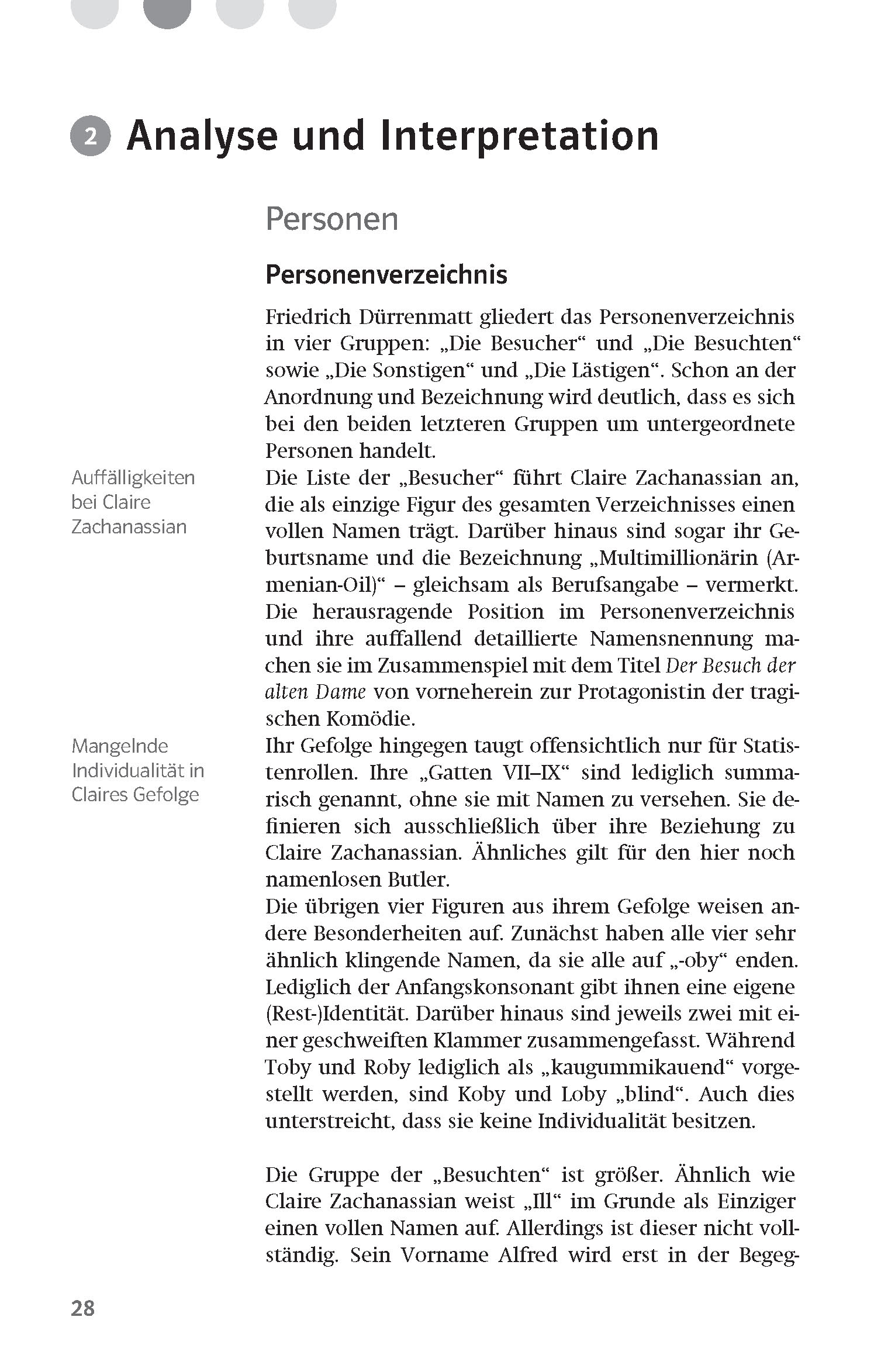 Klett Lektürehilfen Friedrich Dürrenmatt, Der Besuch der alten Dame