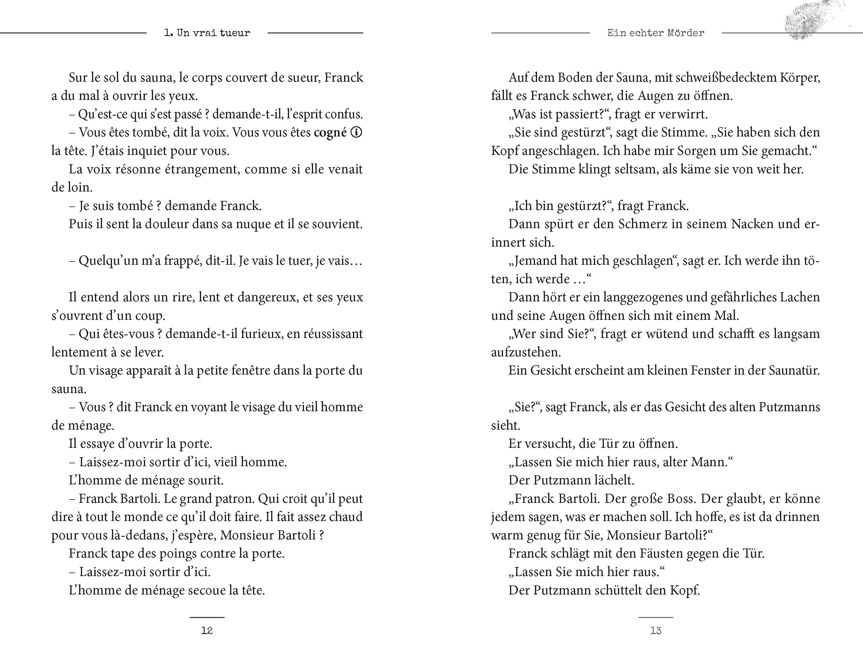 Langenscheidt Krimi zweisprachig Französisch - Un vrai tueur - Ein echter Mörder (A2/B1)