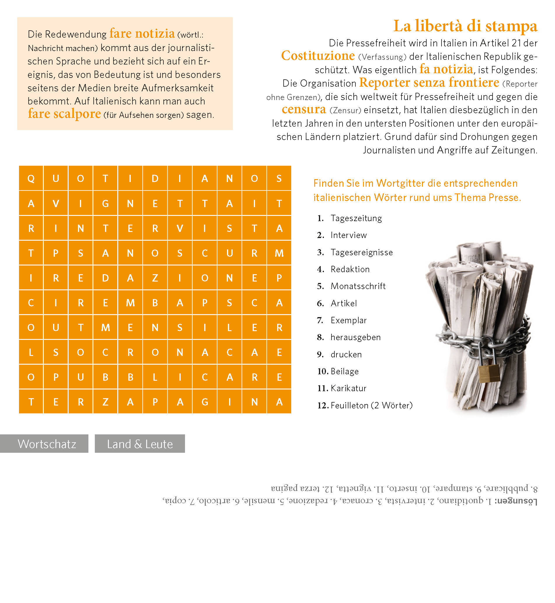 PONS Sprachkalender 2022 Italienisch