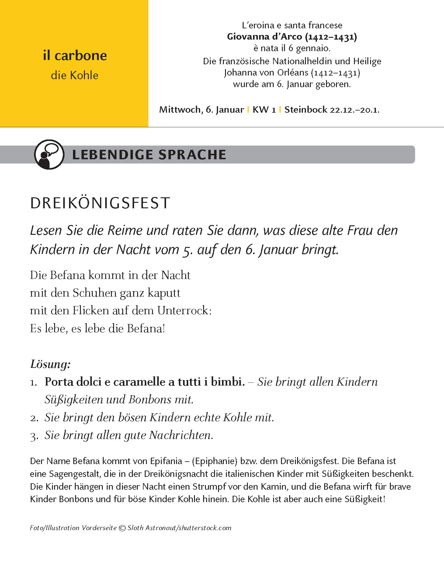 Langenscheidt Sprachkalender Italienisch 2021