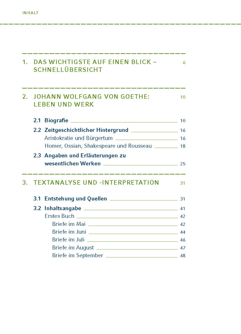 Die Leiden des jungen Werther von Johann Wolfgang von Goethe - Textanalyse und Interpretation