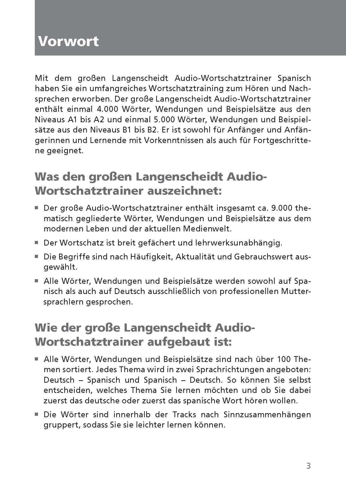 Langenscheidt Der große Audio-Wortschatztrainer Spanisch Langenscheidt Der große Audio-Wortschatztrainer Spanisch